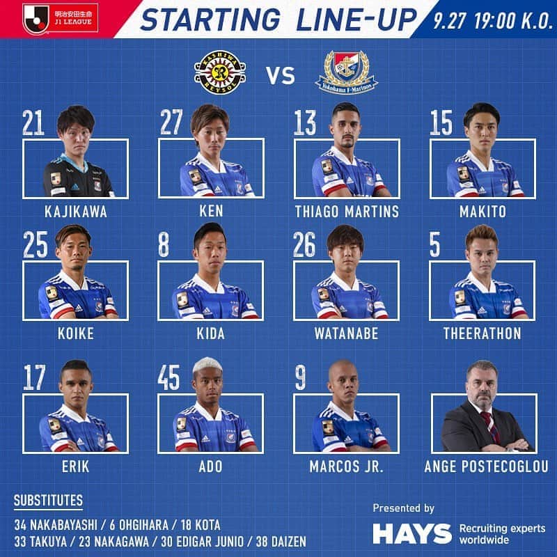 横浜F・マリノスのインスタグラム