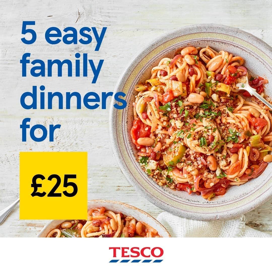 Tesco Food Officialさんのインスタグラム写真 - (Tesco Food OfficialInstagram)「A whole week of meals, sorted! From tuna bake jacket potatoes to a veggie bolognese, enjoy 5 midweek meals using @colmansuk sauces, all for less than £25. Head to our ‘5 for £25’ highlights to see the recipes. #sponsored」9月27日 19時00分 - tescofood