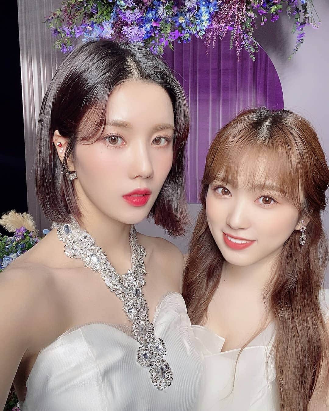 IZ*ONEさんのインスタグラム写真 - (IZ*ONEInstagram)「💜🎂💜  언니 생일 축하해요 ㅎㅎ ウンビちゃんお誕生日おめでとうございます♡  #나코 #なこ #矢吹奈子 #IZONE #아이즈원 #アイズワン」9月27日 19時38分 - official_izone