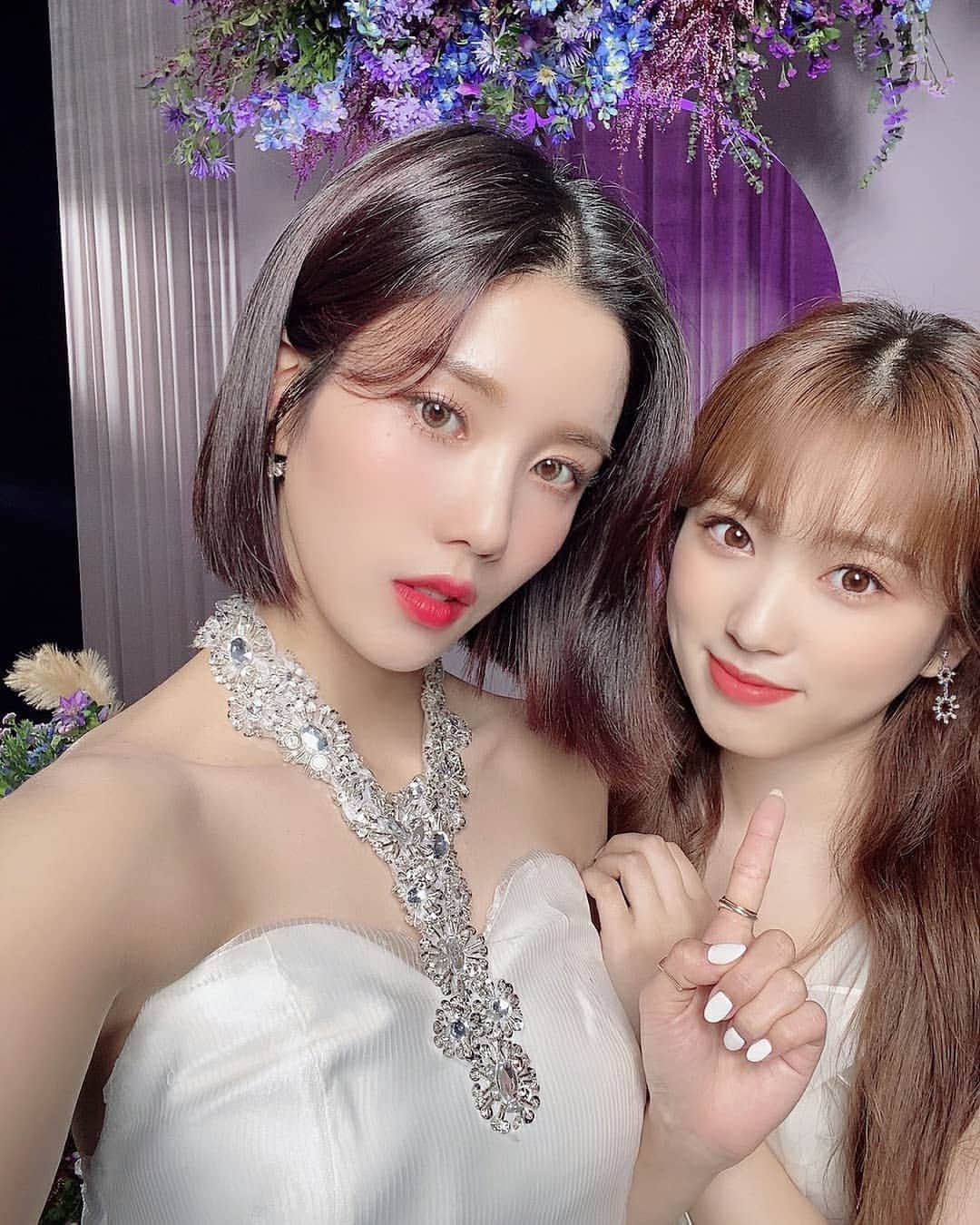 IZ*ONEさんのインスタグラム写真 - (IZ*ONEInstagram)「💜🎂💜  언니 생일 축하해요 ㅎㅎ ウンビちゃんお誕生日おめでとうございます♡  #나코 #なこ #矢吹奈子 #IZONE #아이즈원 #アイズワン」9月27日 19時38分 - official_izone
