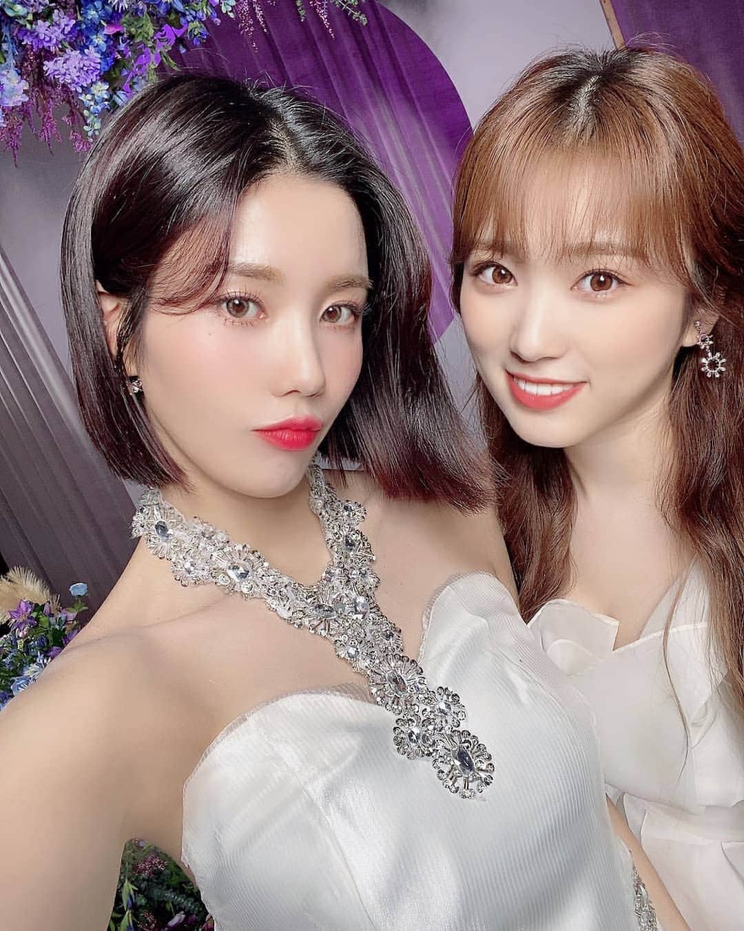 IZ*ONEさんのインスタグラム写真 - (IZ*ONEInstagram)「💜🎂💜  언니 생일 축하해요 ㅎㅎ ウンビちゃんお誕生日おめでとうございます♡  #나코 #なこ #矢吹奈子 #IZONE #아이즈원 #アイズワン」9月27日 19時38分 - official_izone