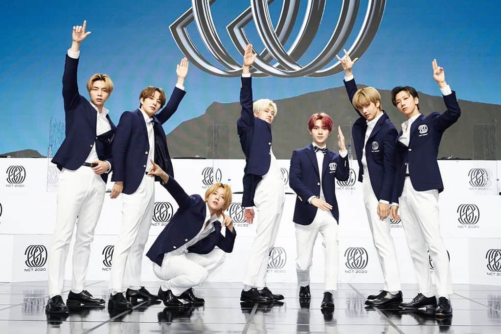 のインスタグラム：「"[OFFICIAL] #NCT2020 ⚡️'Pt 2 II.' : #JOHNNY #JUNGWOO #YUTA #JAEMIN #HENDREY #JISUNG #TEN "💚 ______________________ #NCT #NCT127 #NCTdream #WayV #SMTOWN」