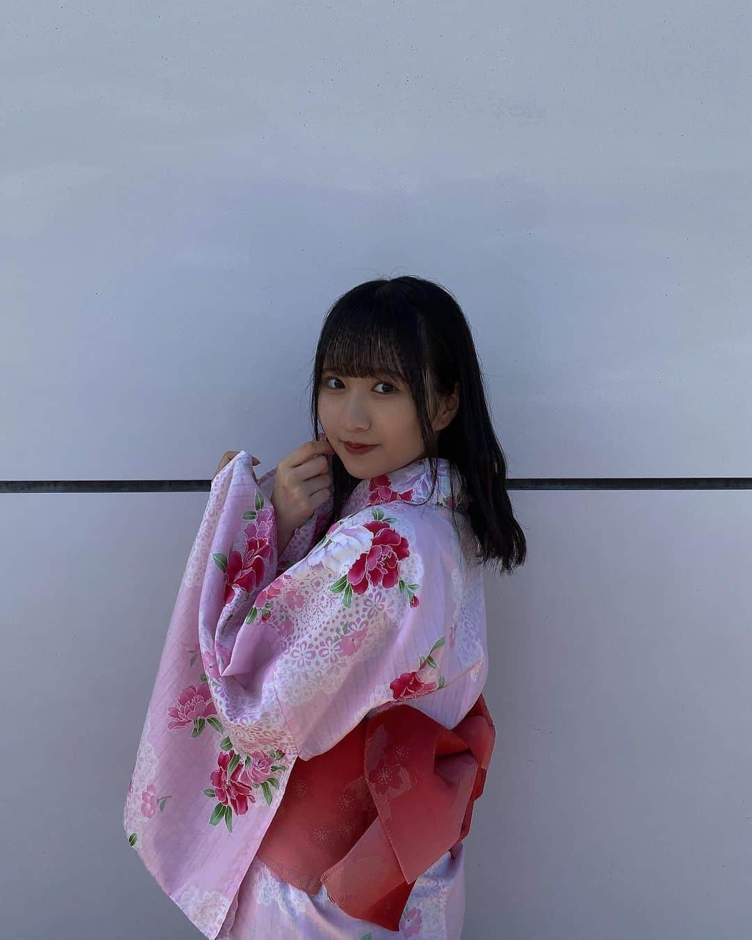 對馬優菜子のインスタグラム：「夏終わったけど👘✨」