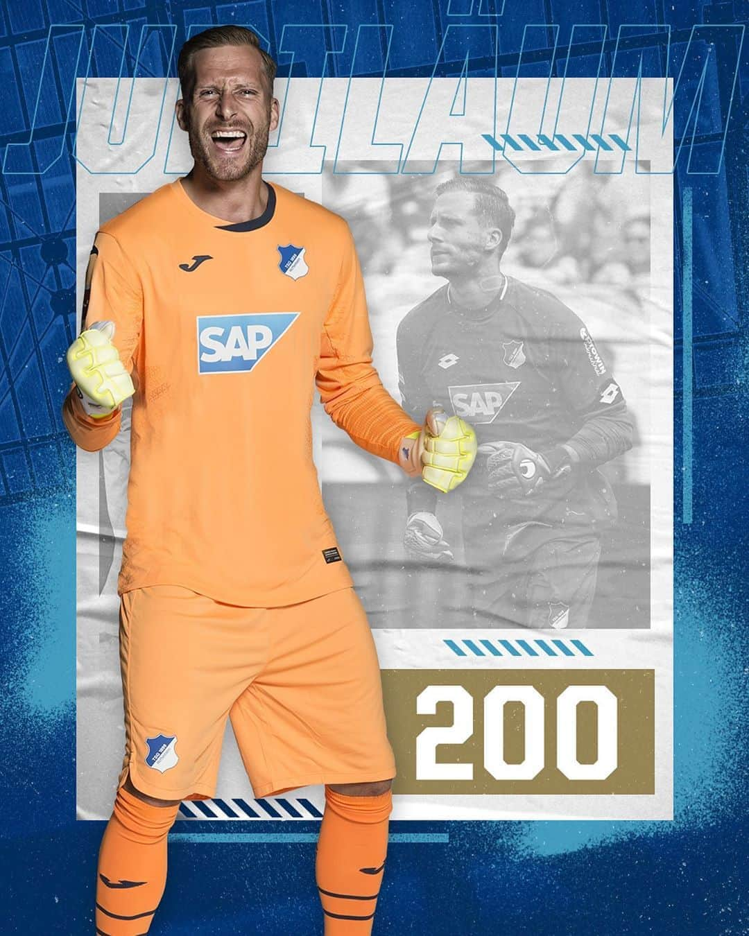 TSG1899ホッフェンハイムさんのインスタグラム写真 - (TSG1899ホッフェンハイムInstagram)「200x @bundesliga for #TSG 🔵⚪️ Congrats, @olibaumann90! 🙌 #tsgfcb #bundesliga #baumann #tsg」9月27日 22時32分 - tsghoffenheim