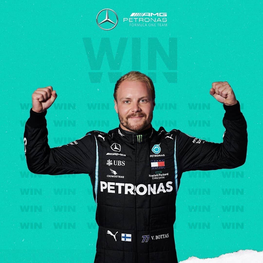 メルセデス・ベンツさんのインスタグラム写真 - (メルセデス・ベンツInstagram)「YES!! What a drive from @ValtteriBottas! 👊He WINS the #RussianGP for the second time!! @mercedesamgf1」9月27日 22時58分 - mercedesbenz