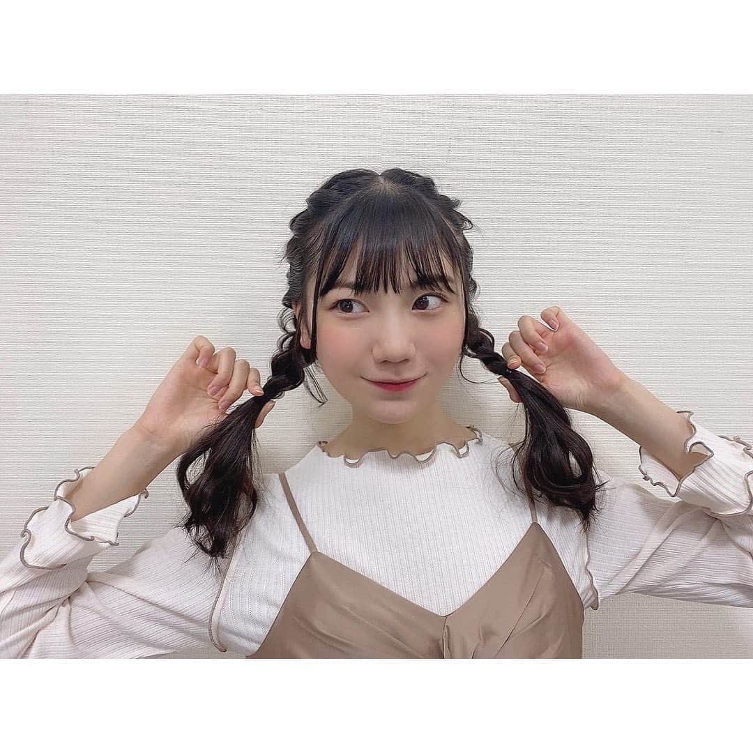 藤崎未夢さんのインスタグラム写真 - (藤崎未夢Instagram)「♡ 初めての1〜7部は 大好きな小嶋真子さんのハルヒロインのお洋服で🕊 . 髪型も各部ごとに変えてみました！ . . #NGTおしゃべり会 #haluhiroine  #ハルヒロイン #ヘアアレンジ」9月27日 23時27分 - miyu_miyu_ngt48