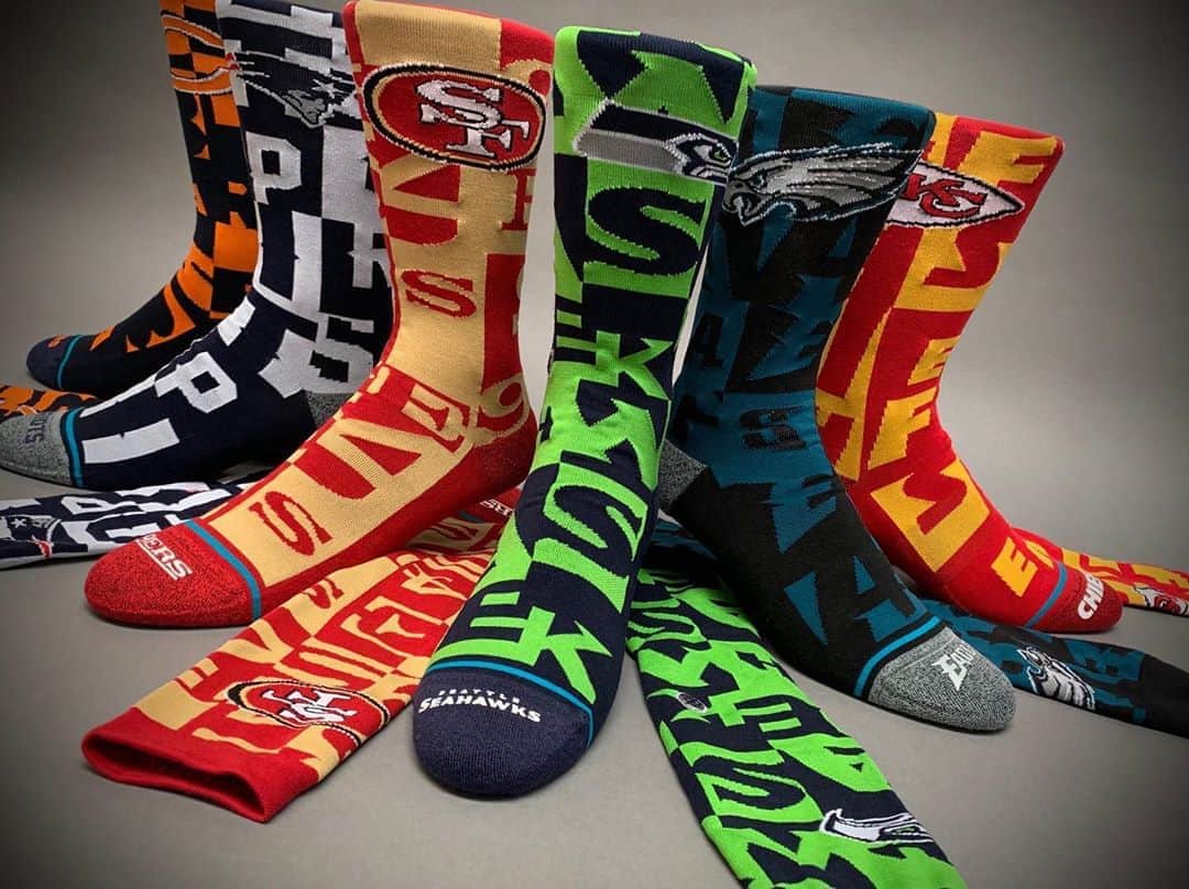 Stanceのインスタグラム：「Who else is Game Day 🏈 ready? Shop all our new @nfl “Branded” collection available now on stance.com 🙌」