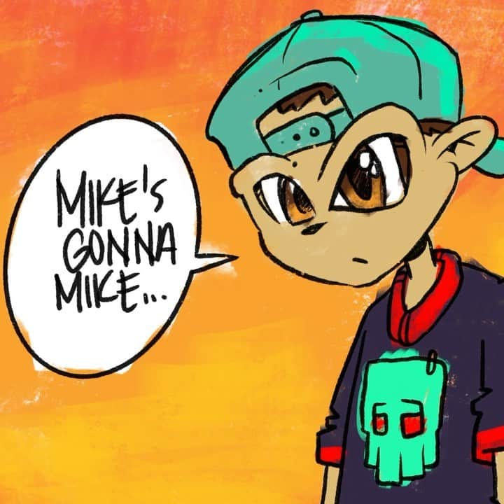 マイク・シノダのインスタグラム：「Track 7, Mike's Gonna Mike」