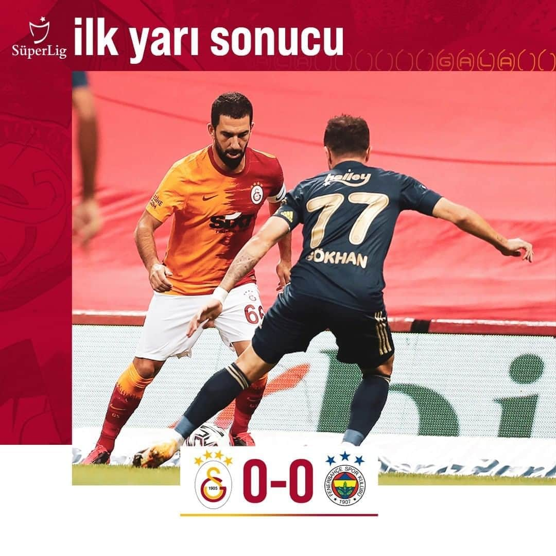 ガラタサライSKさんのインスタグラム写真 - (ガラタサライSKInstagram)「İlk yarı sonucu: #Galatasaray 0-0 Fenerbahçe #GSvFB」9月28日 1時47分 - galatasaray