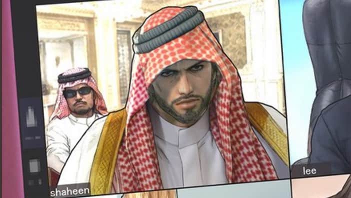 鷹鳥屋明のインスタグラム：「‏من طريقة لبس العقال، أظن ان شاهين في لعبة Tekken 7 من حايل (جبل شمر؟؟).😁 و مبروك بيع ٦ملايين نسخة.」