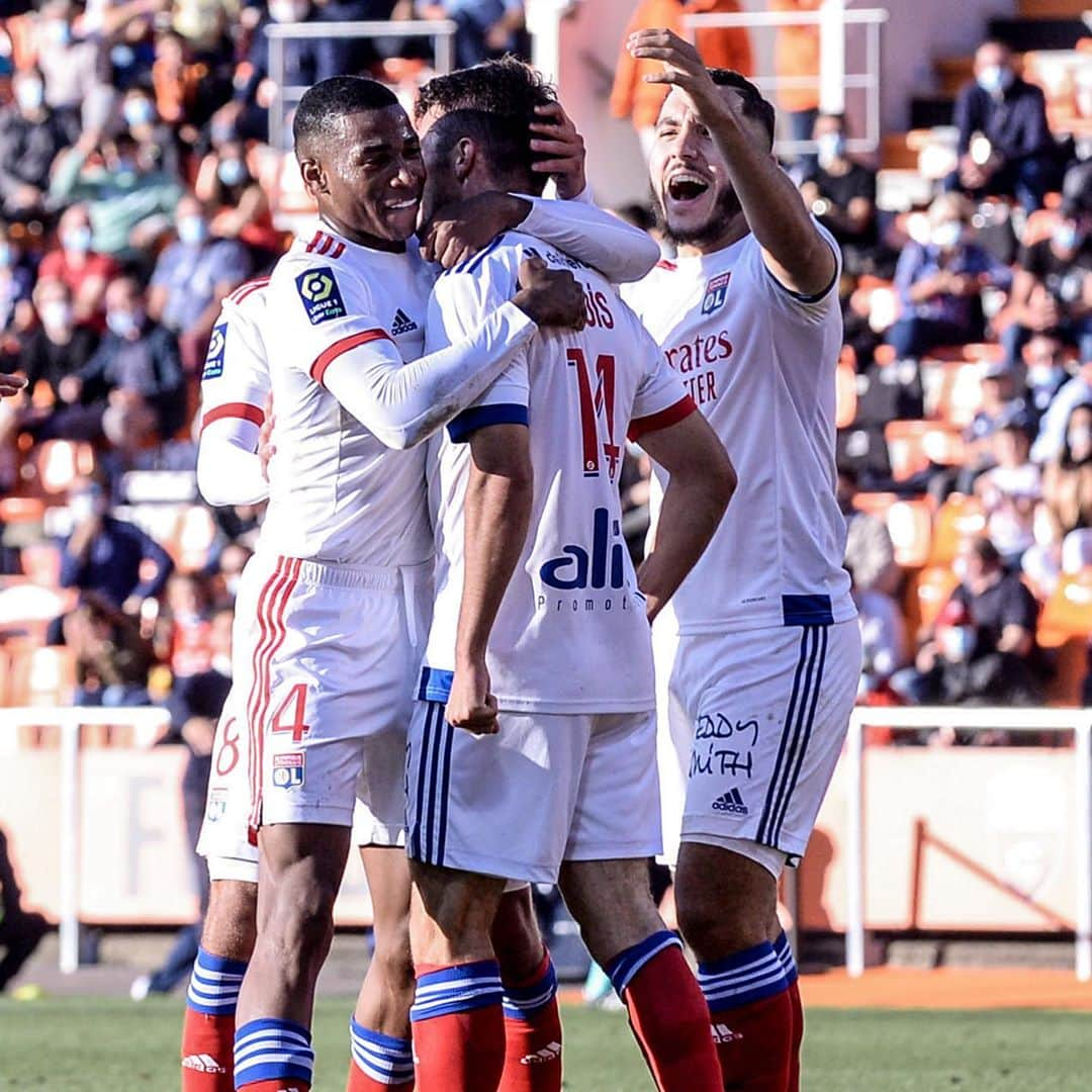 リーグ・アンさんのインスタグラム写真 - (リーグ・アンInstagram)「Le @fclorient tient l’@ol en échec ! (1-1)  . FC Lorient hold OL to a draw ! . #Ligue1UberEats #Lorient #FCL #Lyon #OL」9月28日 3時08分 - ligue1ubereats