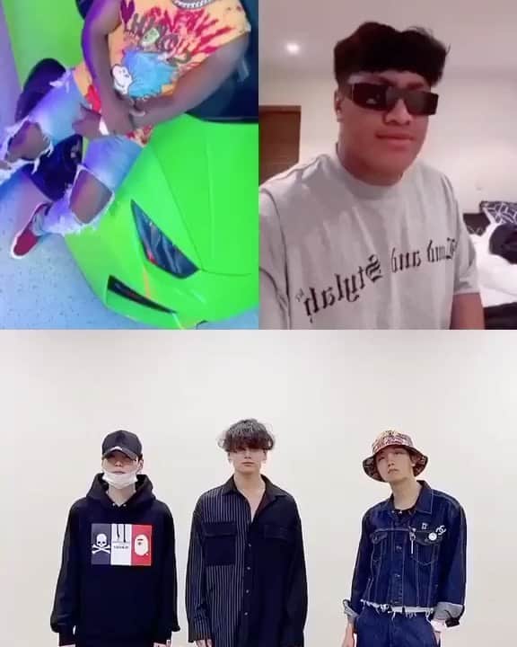 ジェイソン・デルーロのインスタグラム：「Big vibe!! #savageloveremix out Friday @bts.bighitofficial @jawsh_685 #savagelove chk TikTok」