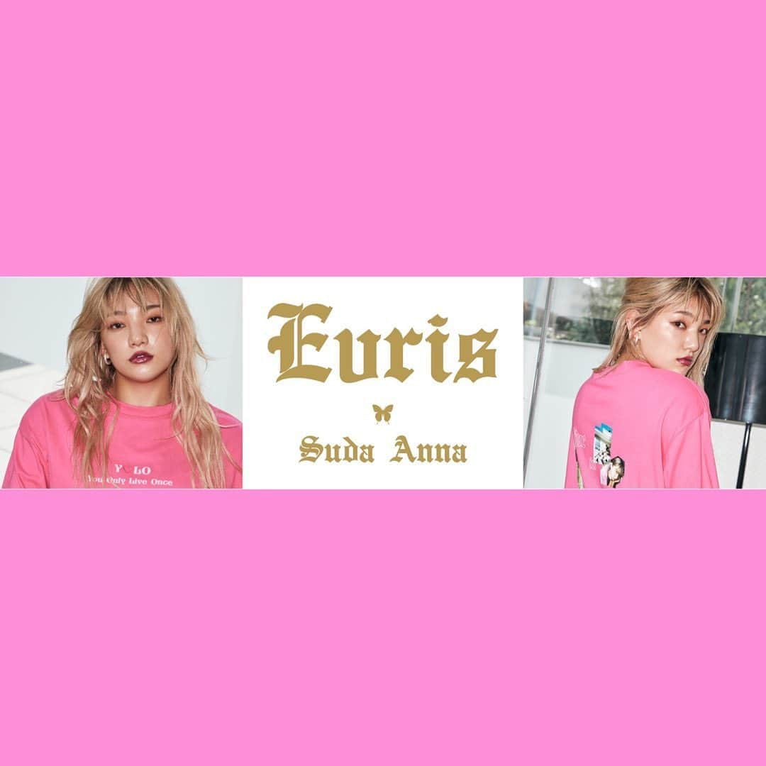 E-girlsさんのインスタグラム写真 - (E-girlsInstagram)「-SUDA ANNA×EVRIS Vol.3-﻿ ﻿ そして！！﻿ ﻿ 【SUDA ANNA×EVRIS】T-SH⠀は、﻿ E.G.family mobile/E.G.F.C. 限定カラーを受注にて販売します！！﻿ ※限定カラーノベルティ対象外﻿ ﻿ こちらもぜひEXILE TRIBE STATIONのHPを﻿ チェックしてください👀💗﻿ →https://www.exiletribestation.jp/products/list.php?category_id=304﻿ ﻿ 【受注期間】 9/28(月)12:30～10/11(日)23:59  @annastagram.official」9月28日 14時52分 - e_girls_official_