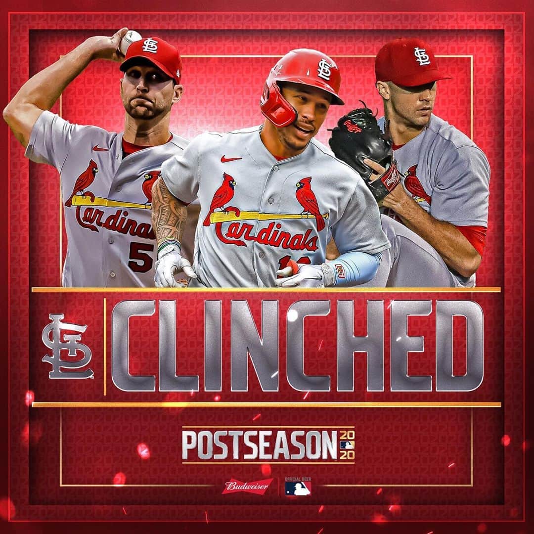 MLBさんのインスタグラム写真 - (MLBInstagram)「Postseason play is in the Cards for St. Louis. #CLINCHED」9月28日 7時14分 - mlb