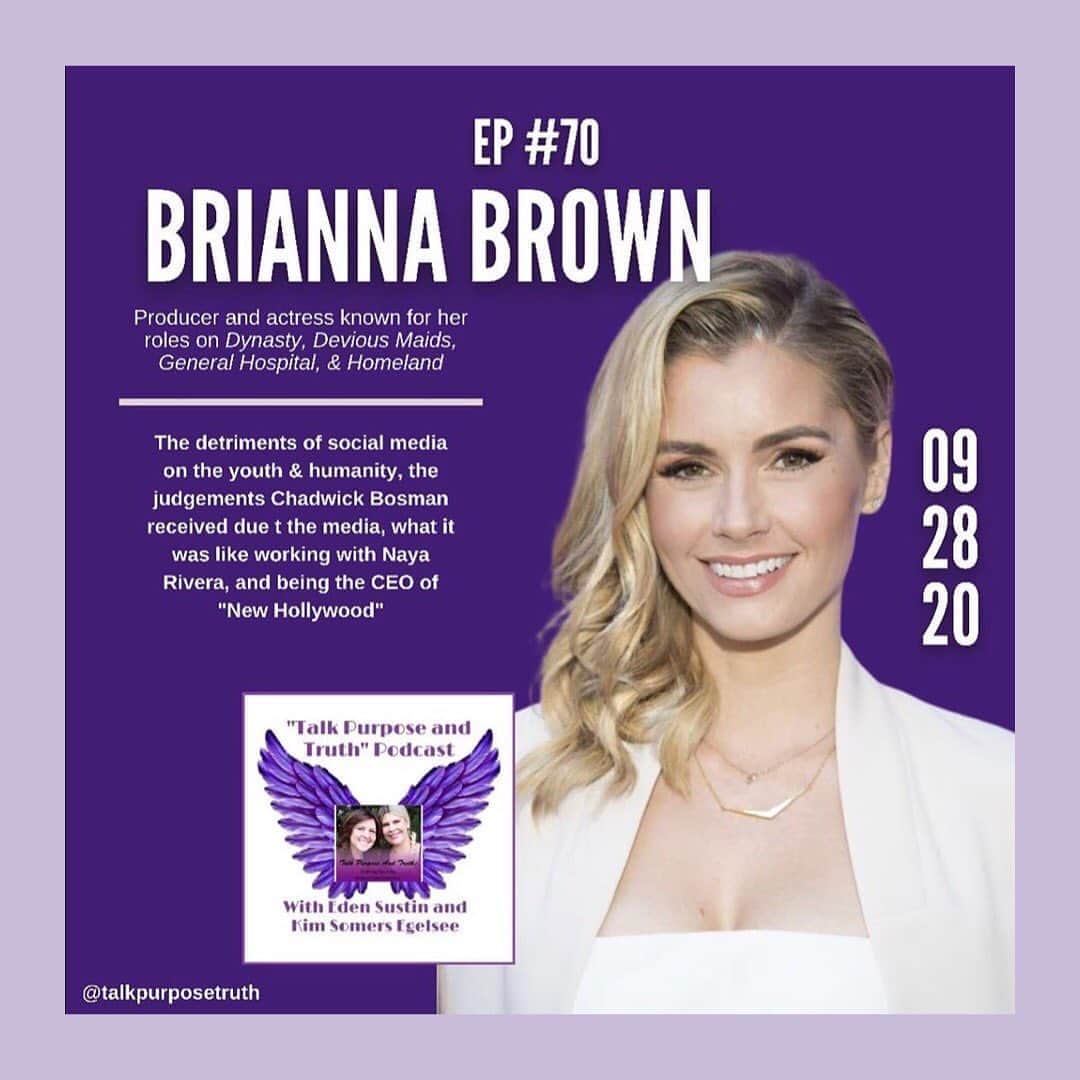 ブリアンナ・ブラウンのインスタグラム：「Proud to chat about things that matter! 👊🏽💜 . Posted @withregram • @kimlifecoach Producer, award-winning actress, public speaker, and Founder/CEO of the nonprofit @thenewhollywoodofficial , 𝗕𝗿𝗶𝗮𝗻𝗻𝗮 𝗕𝗿𝗼𝘄𝗻 𝗞𝗲𝗲𝗻 is on our podcast tomorrow!!⁣ ⁣ You may know her from Devious Maids, Dynasty, General Hospital, or Homeland but she also speaks and writes on the topic of #manifestingyourmission  ⁣ In this episode, we talk to Brianna about the 𝗲𝗳𝗳𝗲𝗰𝘁𝘀 𝘀𝗼𝗰𝗶𝗮𝗹 𝗺𝗲𝗱𝗶𝗮 𝗵𝗮𝘀 𝗼𝗻 𝗵𝘂𝗺𝗮𝗻𝗶𝘁𝘆, 𝗵𝗼𝘄 𝘁𝗵𝗲 𝗺𝗲𝗱𝗶𝗮 𝗮𝗰𝘁𝘀 𝗮𝘀 𝗮 𝗰𝗮𝘁𝗮𝗹𝘆𝘀𝘁 𝘁𝗼 𝗯𝘂𝗹𝗹𝘆𝗶𝗻𝗴, 𝘄𝗵𝗮𝘁 𝗶𝘁 𝘄𝗮𝘀 𝗹𝗶𝗸𝗲 𝘄𝗼𝗿𝗸𝗶𝗻𝗴 𝘄𝗶𝘁𝗵 𝗡𝗮𝘆𝗮 𝗥𝗶𝘃𝗲𝗿𝗮, 𝗮𝗻𝗱 𝗵𝗲𝗿 𝗻𝗼𝗻𝗽𝗿𝗼𝗳𝗶𝘁 𝘁𝗵𝗲 "The 𝗡𝗲𝘄 𝗛𝗼𝗹𝗹𝘆𝘄𝗼𝗼𝗱". ⁣ ⁣ Listen tomorrow on Apple podcast, Spotify, iHeartRadio, or click the link below🤩➡️⁣ ⁣ https://www.launchpaddm.com/pd/talkpurposeandtruths-podcast Kim Somers Egelsee」