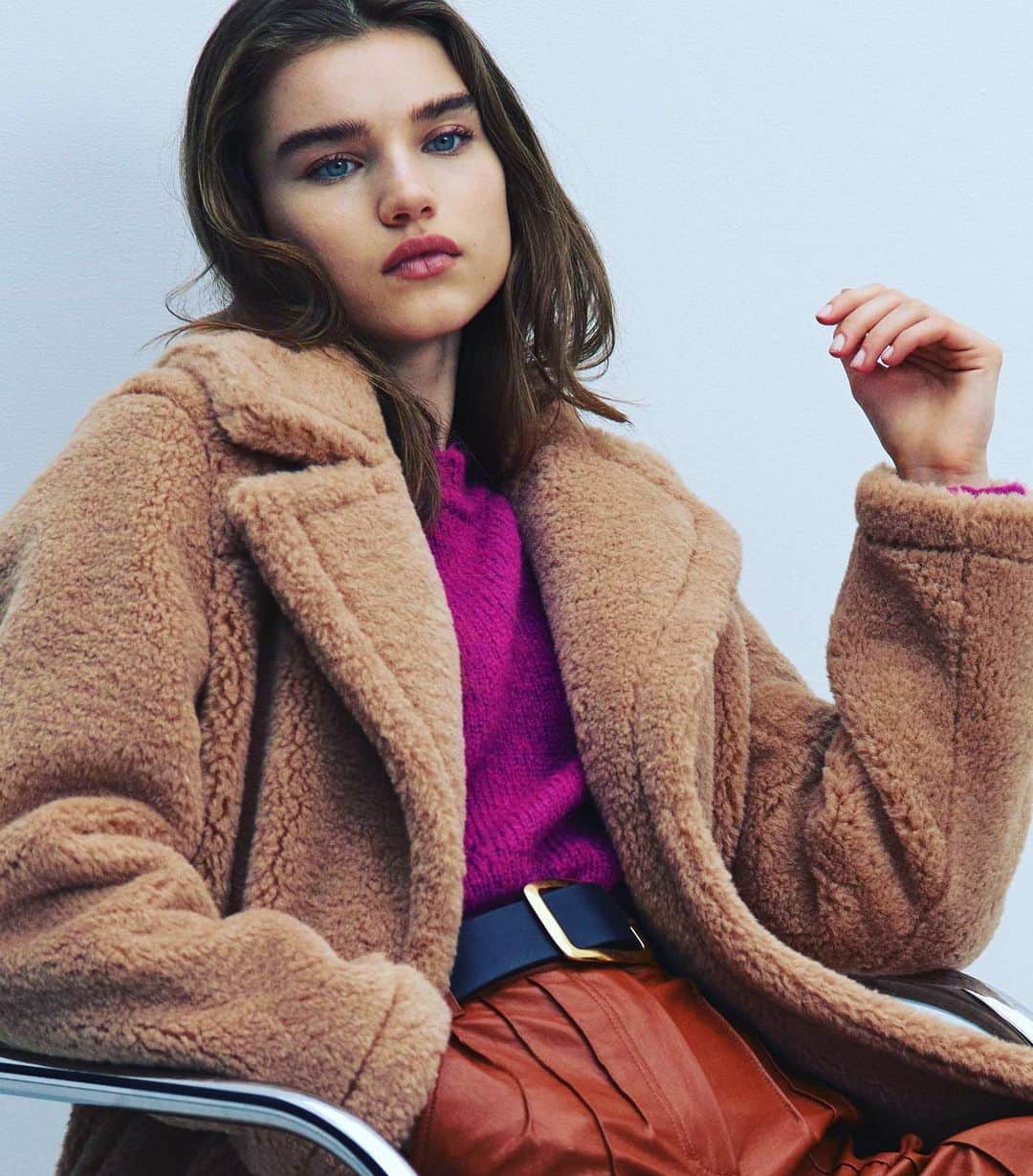 デレク ラムのインスタグラム：「Pink again. Cozying up for fall. Dereklam.com」