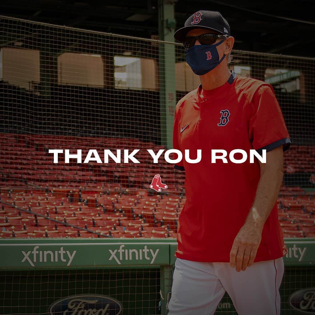 ボストン・レッドソックスさんのインスタグラム写真 - (ボストン・レッドソックスInstagram)「Thank you, Ron, for your compassion and leadership during a truly unprecedented season.」9月28日 8時17分 - redsox
