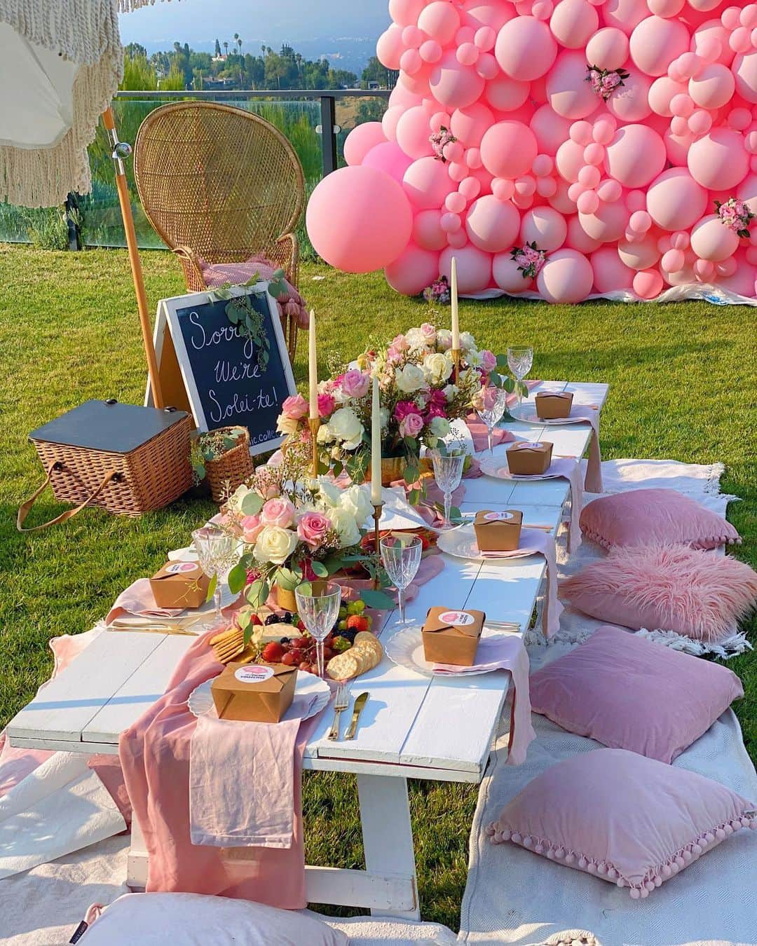 オリビア・カルポさんのインスタグラム写真 - (オリビア・カルポInstagram)「Last month I was planning a surprise baby shower sprinkle for my sister and she ended up having the baby 3 weeks early. I had to spoil the surprise but good news is we had one extra party guest!!!!! 💕💕💕💕 *also: lesson learned, do NOT plan a shower 1 week before a persons due date* .. we love you baby Solei! Better Solei-te than never @thepicnic.collective」9月28日 8時24分 - oliviaculpo