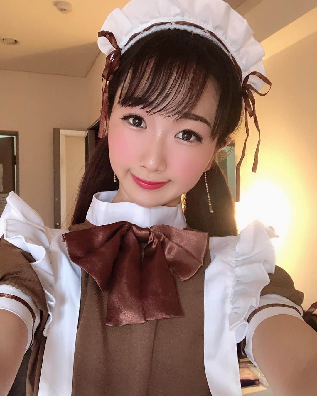 熊野あゆ（澄川鮎）さんのインスタグラム写真 - (熊野あゆ（澄川鮎）Instagram)「. . おはようございます ごしゅじんさま❤️. . . . #メイド　#ご主人様」9月28日 9時04分 - ayu_kumano