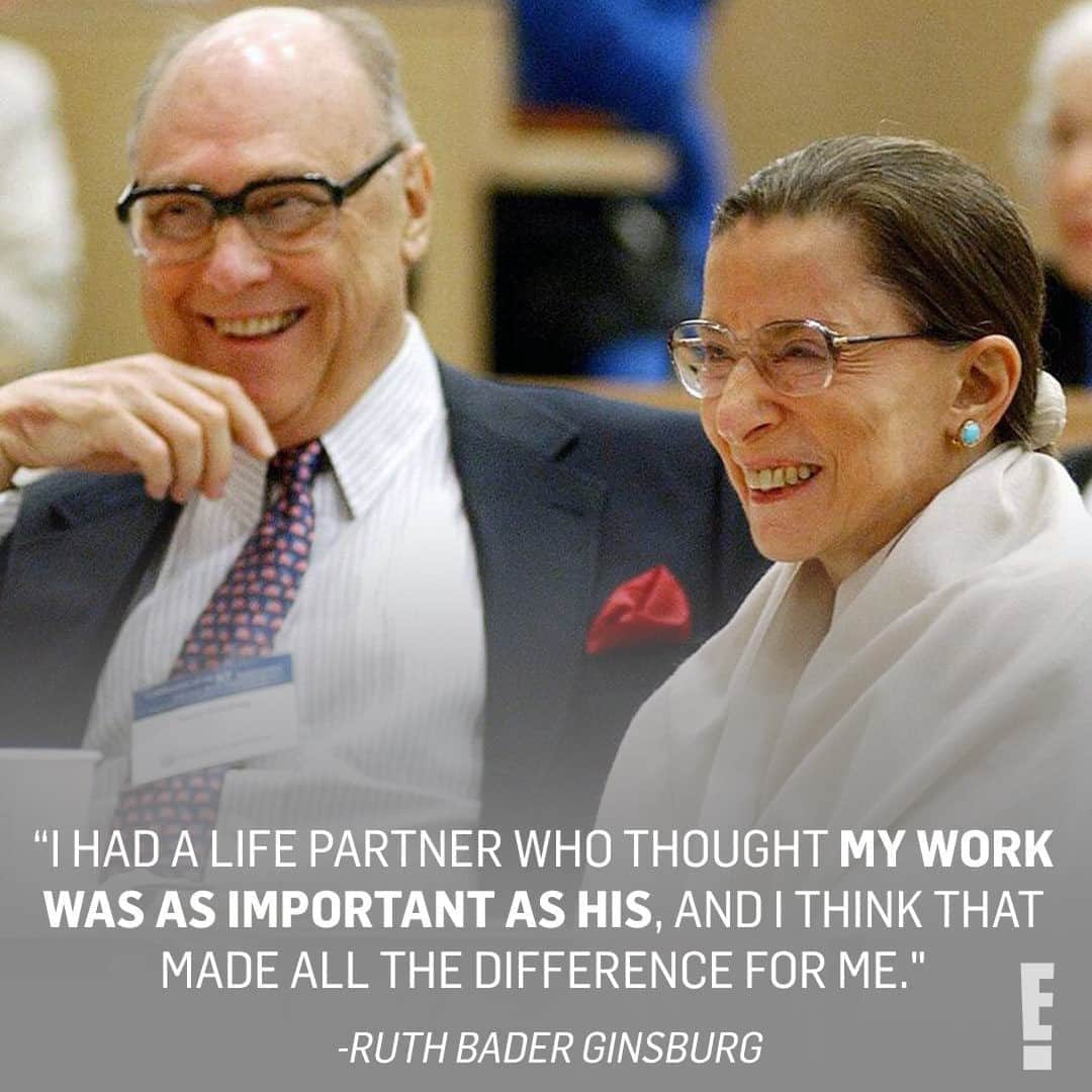 E! Onlineさんのインスタグラム写真 - (E! OnlineInstagram)「Ruth Bader Ginsburg was endlessly supported and championed by her husband Marty and it showed. ❤️ (📷: Shutterstock)」9月28日 10時16分 - enews