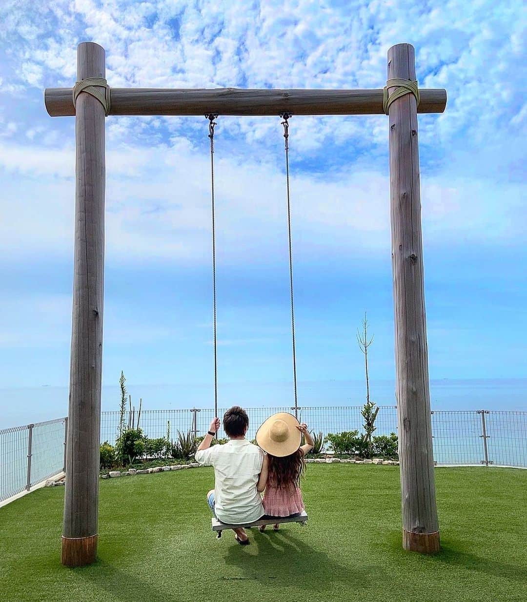 SUZUさんのインスタグラム写真 - (SUZUInstagram)「❤︎﻿ ﻿ 幸せのパンケーキ🥞♡﻿ ﻿ #幸せのパンケーキ#淡路島 #couple#happy#love #夏#過去pic#映え#ブランコ #思い出pic#2020summer」9月28日 10時46分 - suzuchibi