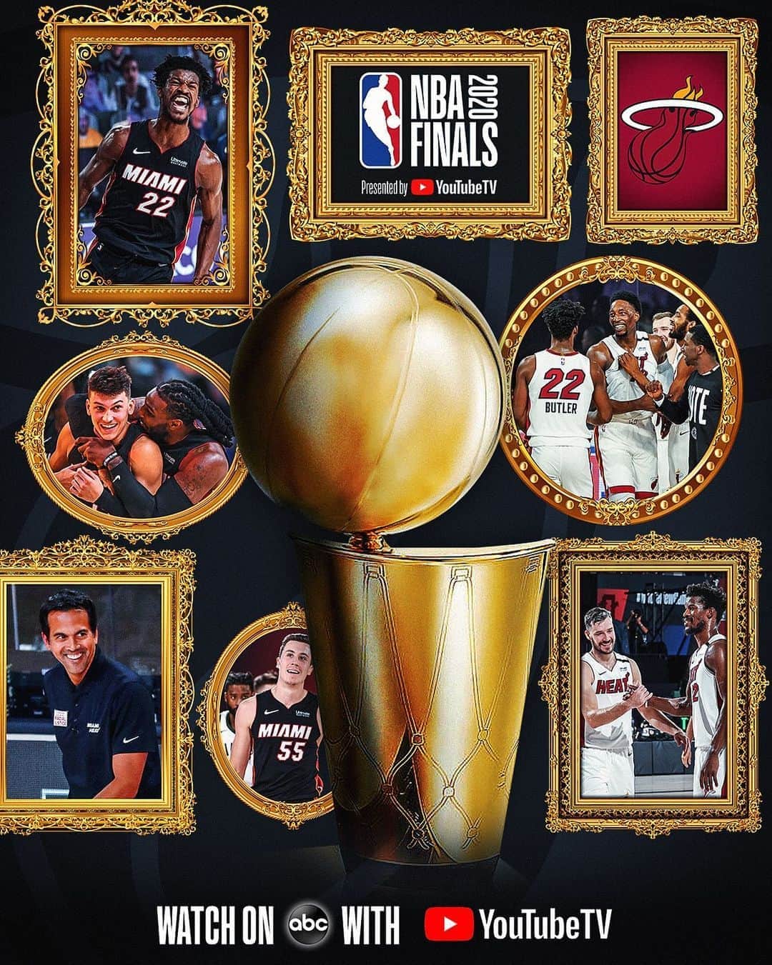 NBAさんのインスタグラム写真 - (NBAInstagram)「The Eastern Conference Champion @miamiheat advance to the 2020 #NBAFinals presented by YouTube TV」9月28日 11時05分 - nba