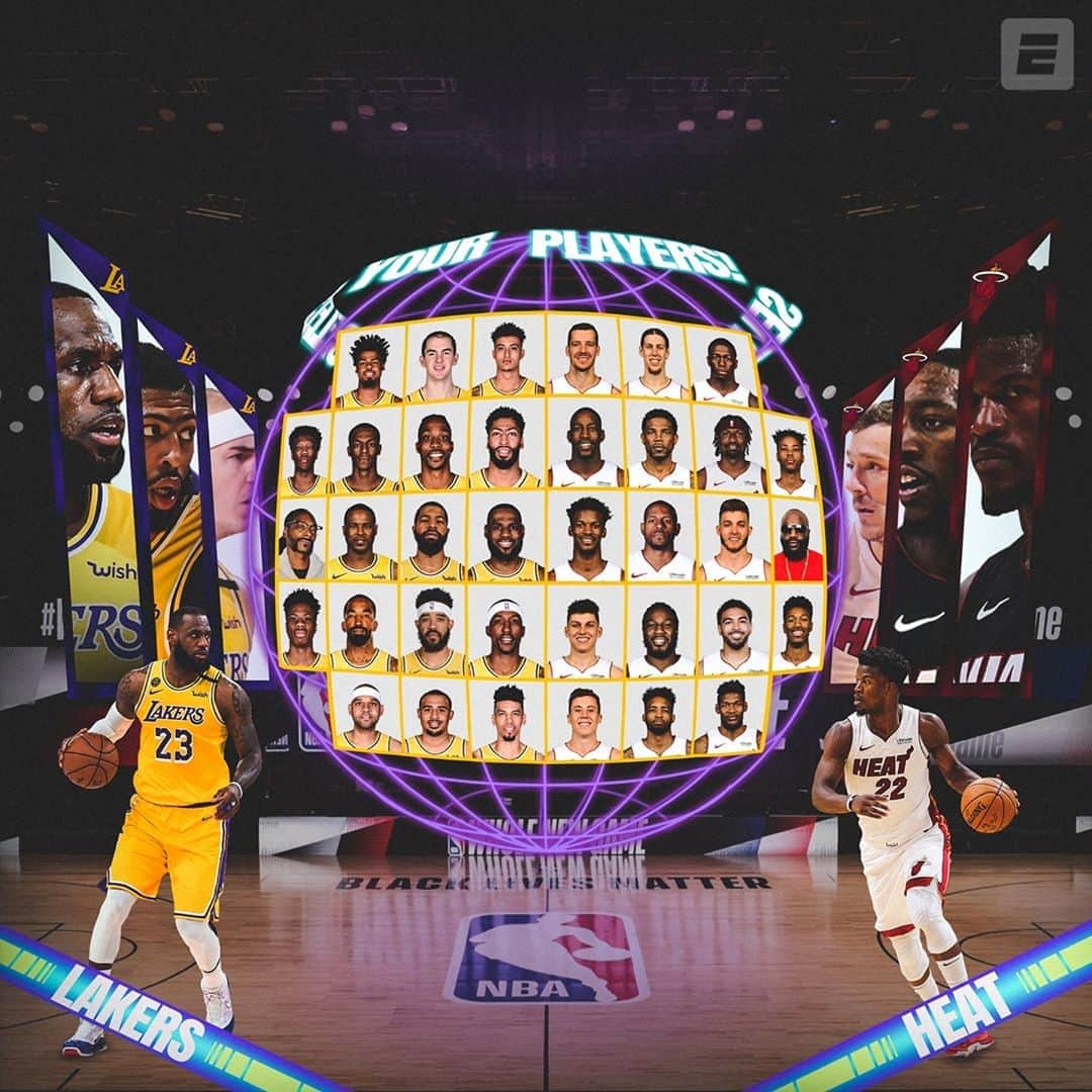 espnさんのインスタグラム写真 - (espnInstagram)「Lakers. Heat. Whose side are you on in the 2020 Finals? 🎮」9月28日 11時14分 - espn