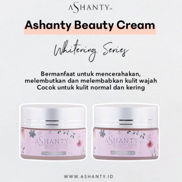ASHANTY BEAUTY CREAM OFFICIALのインスタグラム：「Walaupun selama di bali Bunda Ashanty selalu terkena paparan sinar matahari langsung dan lebih sering berada di pantai Bunda  tidak khawatir dengan kulit wajah, karena Bunda selalu merawat, menutrisi dan melindungi kulit wajah menggunakan Ashanty Beauty Cream. Day Cream Ashanty sudah mengandung spf sehingga tidak perlu khawatir kulit menjadi belang dan dapat digunakan sebagai alas bedak juga loh, night cream mampu merawat dan menutrisi kulit dimalam hari, facial wash dan toner  mampu membersihkan kulit wajah secara maksimal dan serum yang akan membuat wajah semakin cerah berseri, kencang dan kenyal.   Kulit tetap sehat, cerah dan berseri dengan rutin menggunakan Ashanty Beauty Cream ✨ • Anti Aging Cream cocok untuk kulit normal dan kombinasi • Whitening Cream cocok untuk kulit normal dan kering • Acne Cream cocok untuk kulit berminyak dan berjerawat   _____________________________ Informasi dan pemesanan  Ashanty Beauty Cream Chat Via WA : WA: 087778489900 WA: 081293823950 WA: 081287388885 WA: 085781140354 ⚡️ Fast Respons Click Link On Bio Instagram @ashantyid ❣️ ______________________________ #ashantybeautycream #creamashanty #skincareashanty #skincare #skincareartis #skincarelokal #creamwajah #creamperawatanwajah #obatjerawat #jerawat #kosmetik #krimwajah #creamwajah #whiteningcream #ashantyid #ashanty」