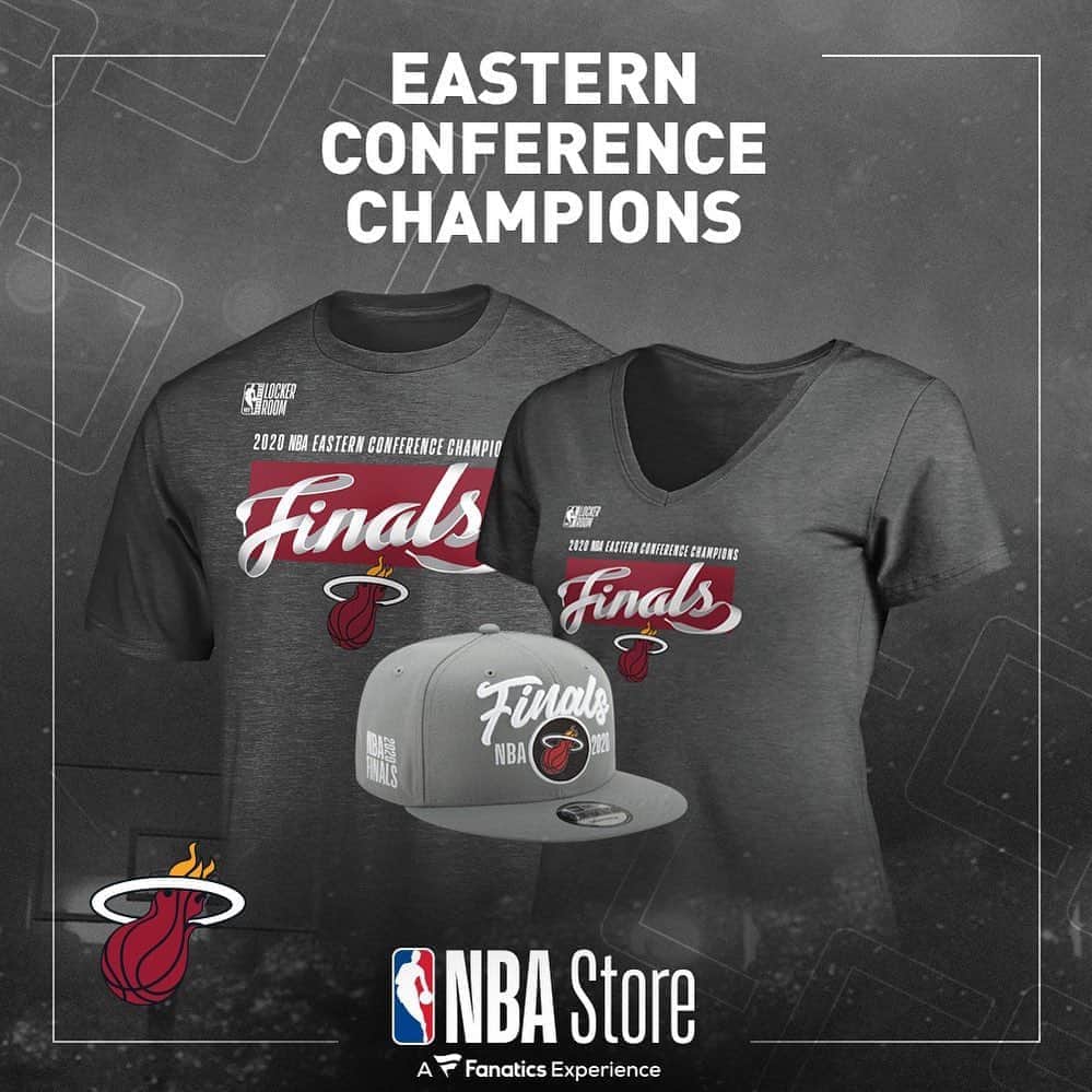 NBAさんのインスタグラム写真 - (NBAInstagram)「Get your own @miamiheat Eastern Conference Finals championship gear from the @nbastore!」9月28日 11時40分 - nba