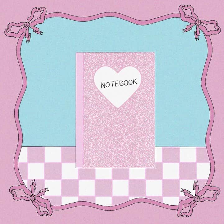 メラニー・マルティネスのインスタグラム：「💗Notebook on After School EP💗 Animation: @lorsdah 🧚‍♀️ Link in Bio!✨💫」