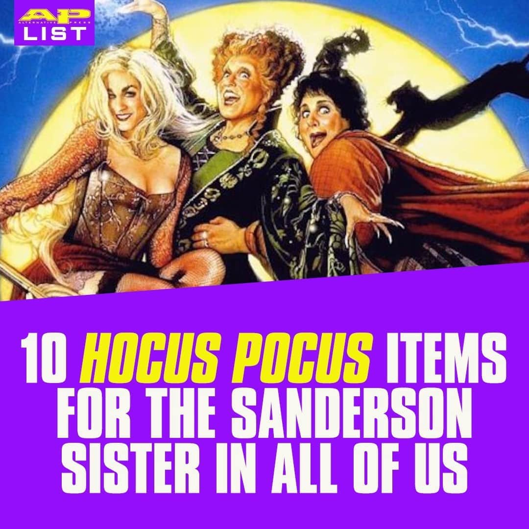 Alternative Pressさんのインスタグラム写真 - (Alternative PressInstagram)「These unique ‘Hocus Pocus’ items will definitely have you running amok this Halloween⁠ LINK IN BIO⁠ .⁠ .⁠ .⁠ #hocuspocus #sandersonsisters #halloween #halloweentime #hocuspocusmerch #altpress #alternativepress」9月28日 13時01分 - altpress