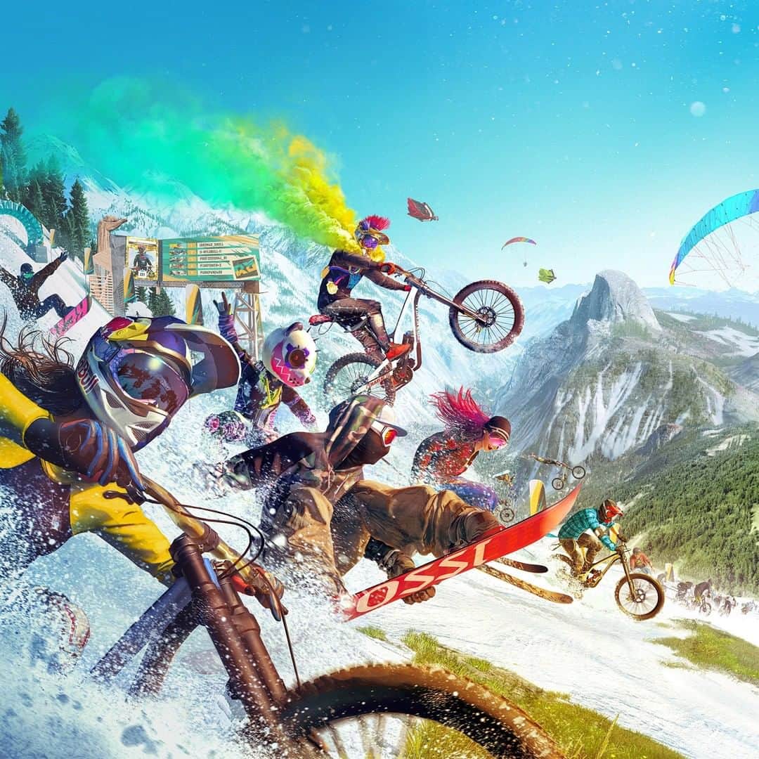 Ubisoftさんのインスタグラム写真 - (UbisoftInstagram)「Downhill multiplayer madness #RidersRepublic ⚡ Follow @ridersrepublicgame for the latest updates 🤙」9月29日 1時39分 - ubisoft