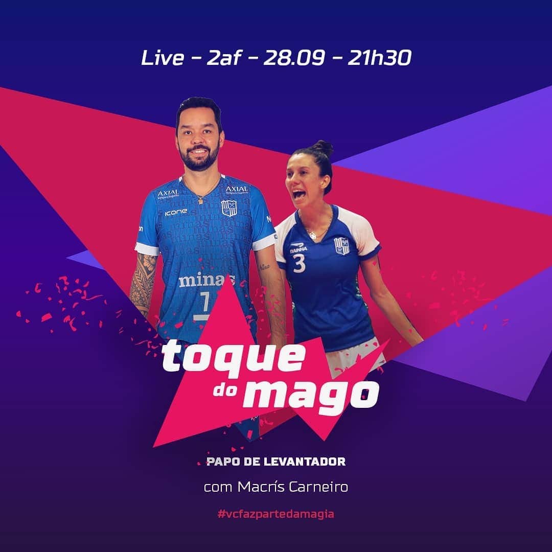 ウィリアム・アルジョナさんのインスタグラム写真 - (ウィリアム・アルジョナInstagram)「Se liga na 2a temporada do Toque do Mago, voltando em altíssimo nível! Mago x Fada!!🧙‍♂️ 🧚‍♀️  🔛 LIVE nesta 2af - 28.09, 21h30 - com @macriscarneiro. Super parceira, agora juntos no mesmo clube @mtcvolei.  ✔ Mande sua pegunta - enquete nos Stories - e participe #VCFAZPARTEDAMAGIA!  ___________________ #WMWilliamElMago #WilliamElMago #WM #voleibol #volleyball #ToquedoMago #papodelevantador #macris ============= Insta @william_elmago_arjona Face  @williamelmago Twitter  @william_elmago」9月29日 0時40分 - william_elmago_arjona