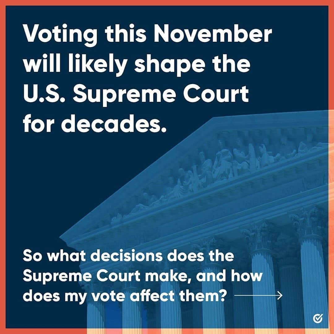 ションダ・ライムズさんのインスタグラム写真 - (ションダ・ライムズInstagram)「Supreme Court Justices aren’t on our ballots, but the elected officials who choose and approve them are. @whenweallvote is breaking down how it all works & helping us make sure our voices are heard this election.」9月29日 1時22分 - shondarhimes