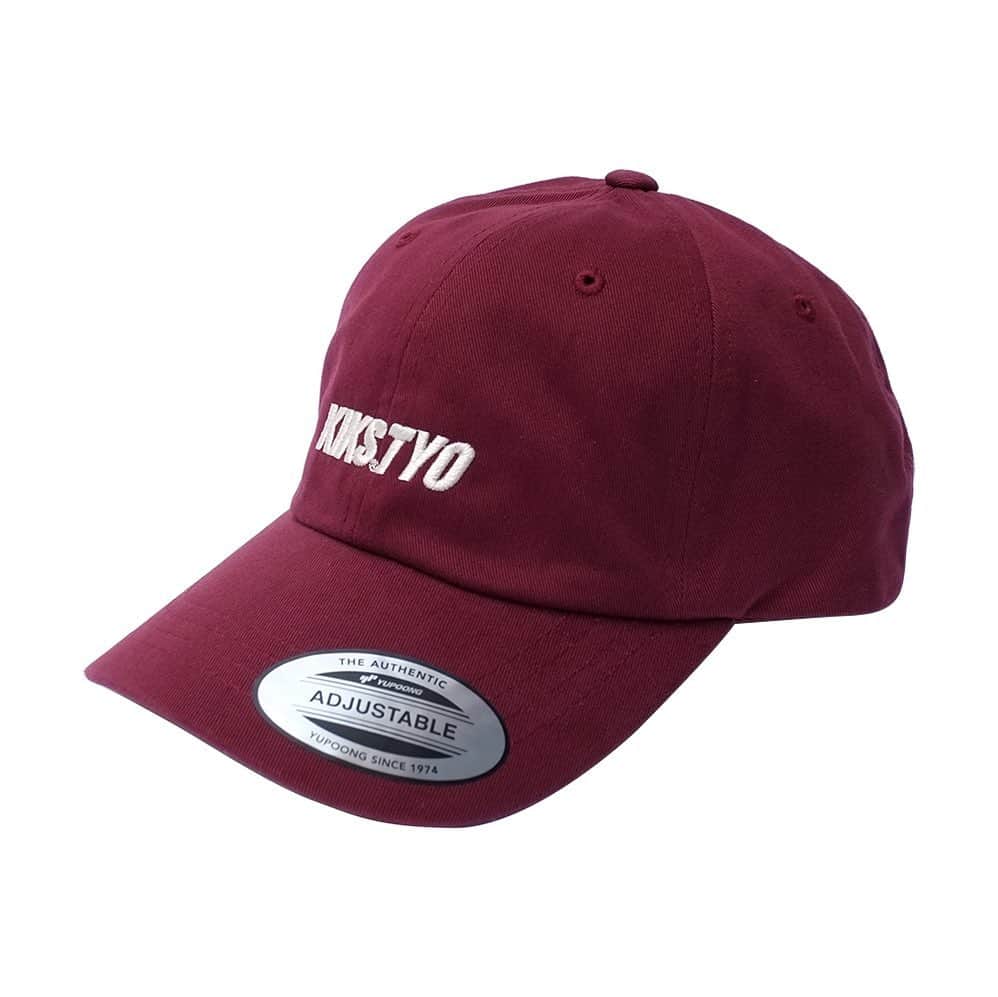 のインスタグラム：「. NEW ARRIVAL!!! ピーチスキンコットンを使用したソフトな風合いの、コットンキャップ。  LOGO TEEとカラーリンクした刺繍がフロントに入る、万能アイテム。 #kikstyo #newarrivals」