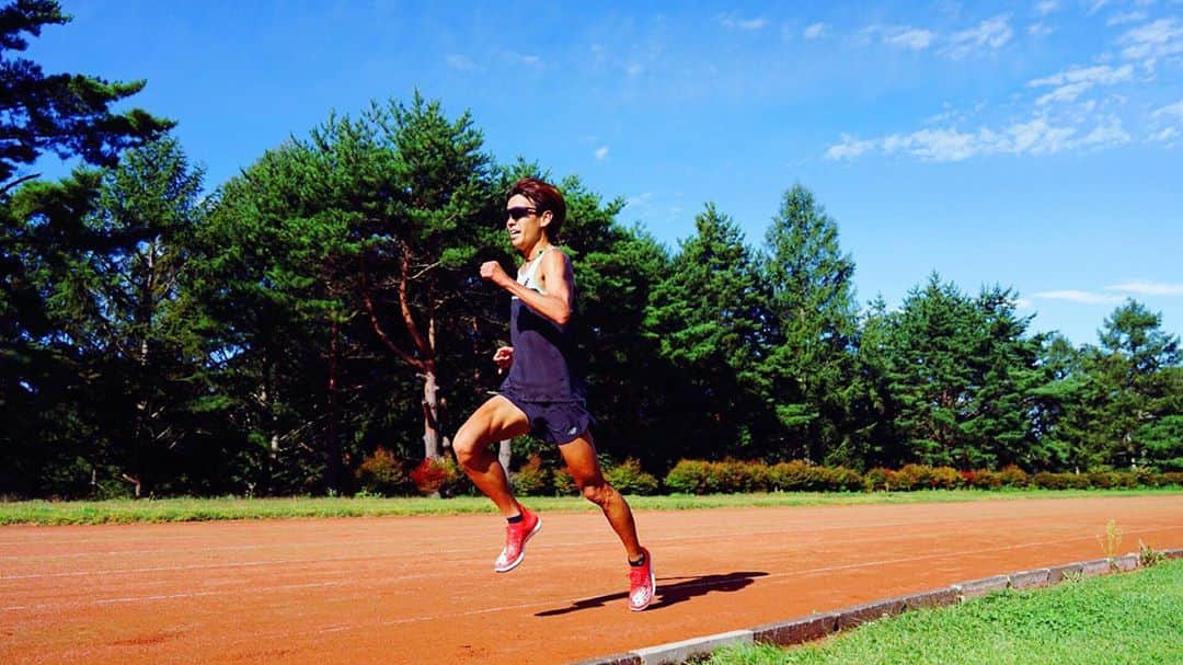 のインスタグラム：「富士見の気候、最高！ トレーニングに集中できてます！🏃‍♂️ #富士見合宿 #マラソン #marathon」