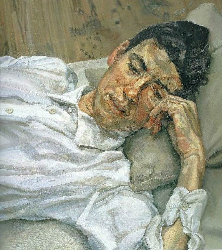 メリンダグロスのインスタグラム：「Monday with Lucian Freud」