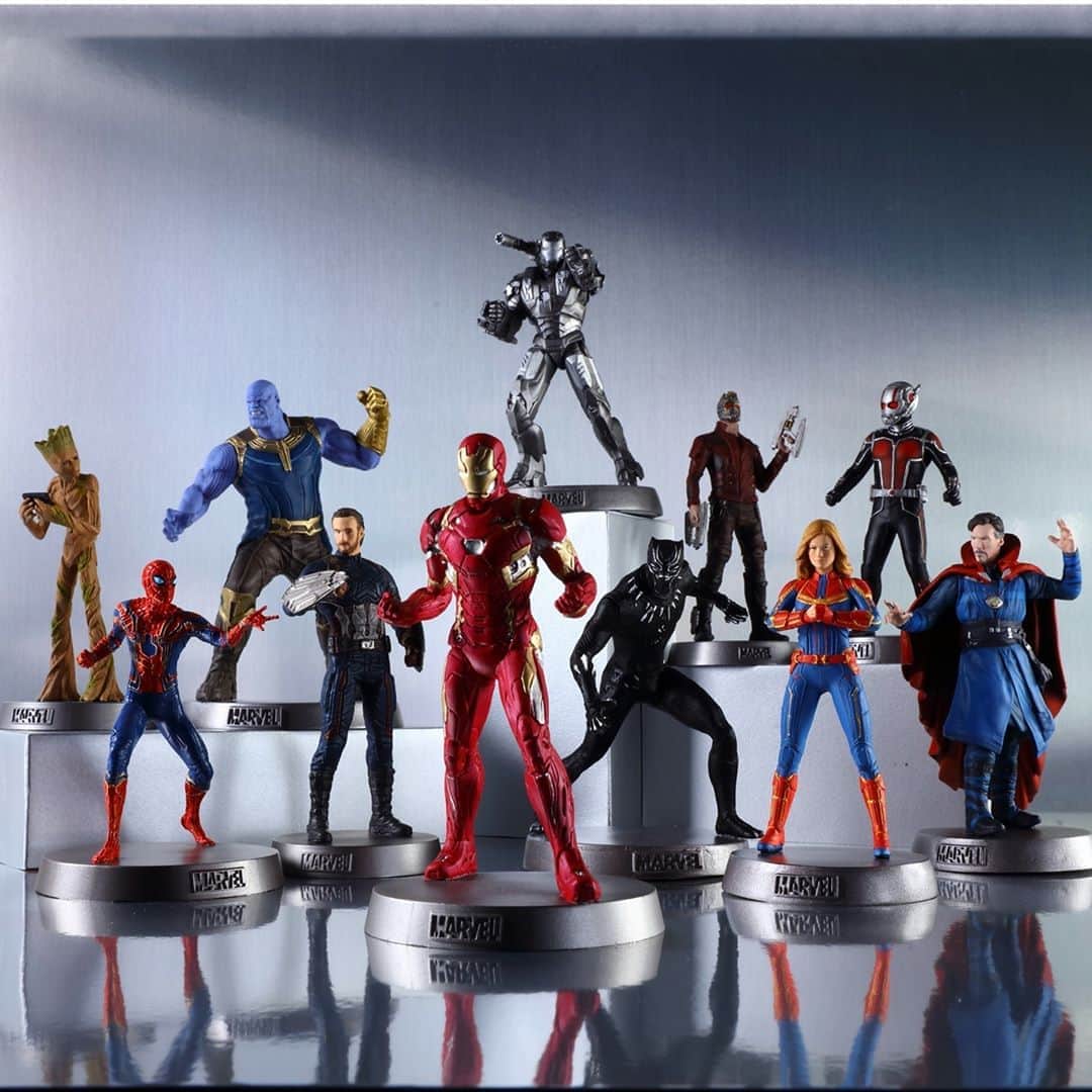 Marvel Entertainmentさんのインスタグラム写真 - (Marvel EntertainmentInstagram)「Add some heavy metal flair to your MCU collection with @HeroCollector_’s new Heavyweight line! Your favorite characters are available as hand-painted cast-metal figurines, only at @HotTopic.」9月28日 21時00分 - marvel