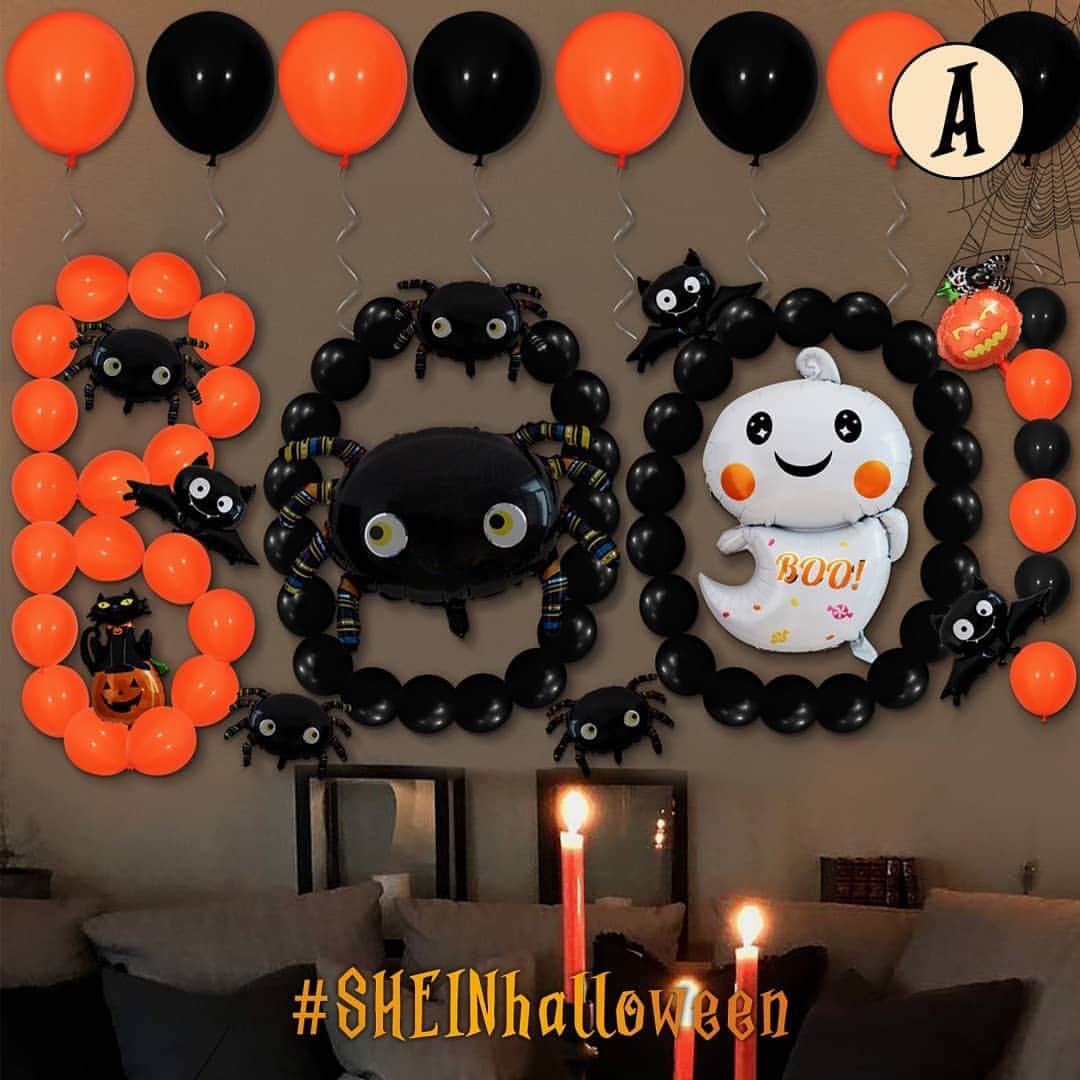 SHEINさんのインスタグラム写真 - (SHEINInstagram)「At home, we're CREEPING it real! 🕸🕷  How do you decorate your home for halloween? Share with us below for a chance to win some BOO-tiful prizes!  🎃 How to enter: 1) Follow @SHEINofficial & like this post 2) Tell us your favorite Halloween Home Decor (A/ B/C) and tag #SHEINhalloween 3) Tag 3 friends   *Unlimited entries. 1 comment = 1 entry  💸Prizes: 40 Winners will each win - $100 SHEIN Halloween Gift Codes  🍂 Winners will be announced on 9.30 on @sheinofficial  ⚠ Please Note:⁣ 1. Your accounts need to be public so that we could see your entries.⁣ 2. SHEIN reserves the right to final interpretation.」9月28日 21時54分 - sheinofficial
