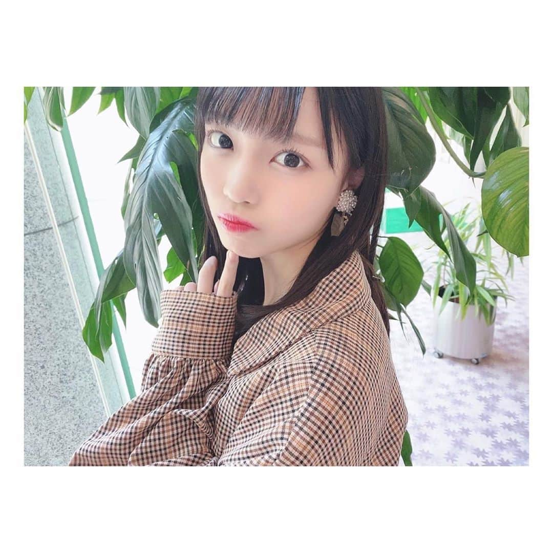 岩田陽菜さんのインスタグラム写真 - (岩田陽菜Instagram)「お話し会の服〜🧸💛﻿ ﻿ 可愛いチェックワンピース！！！﻿ ﻿ #ワンピース#チェック#チェックワンピ#check#autumn#autumnfashion#fashion##秋服#秋色#redyazel」9月28日 22時04分 - hina_naso_stu48