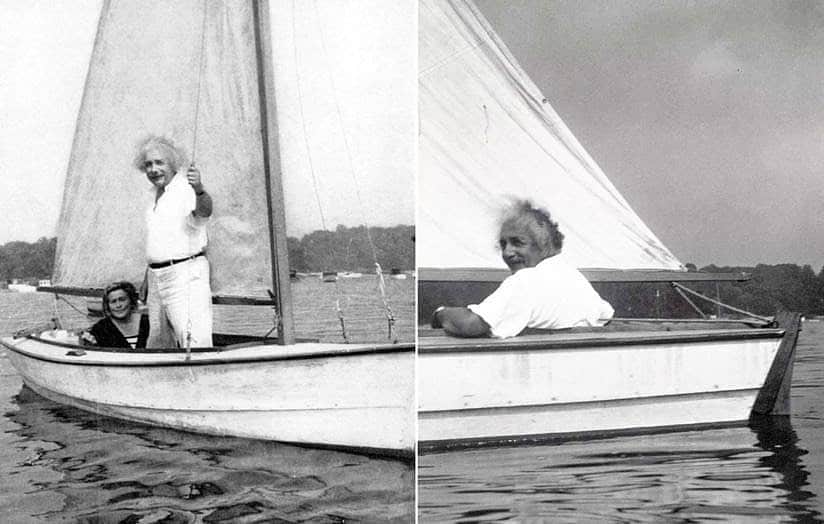 アルベルト・アインシュタインさんのインスタグラム写真 - (アルベルト・アインシュタインInstagram)「Albert Einstein loved sailing, but didn't even know how to swim. The beloved genius was good at lots of things, but apparently not the best at one of his favorite hobbies. "Despite sailing for over half a century, Einstein was not a very accomplished sailor," wrote Philip R. Devlin. "According to his biographers, he would lose his direction, his mast would often fall down, and he frequently ran aground and had near-collisions with other vessels."  Read more about Einstein's sailing adventures at bit.ly/EinsteinSailing ⛵」9月28日 22時05分 - alberteinstein