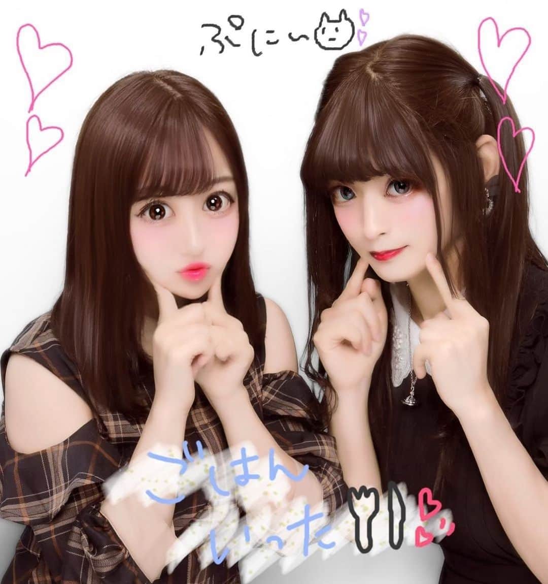 のインスタグラム：「なみぴちゃん女子より女子なんだが〜〜ぴえん〜〜笑  秋葉でご飯してコンカフェ行った🐱  #プリクラ #フリュー #秋葉原」