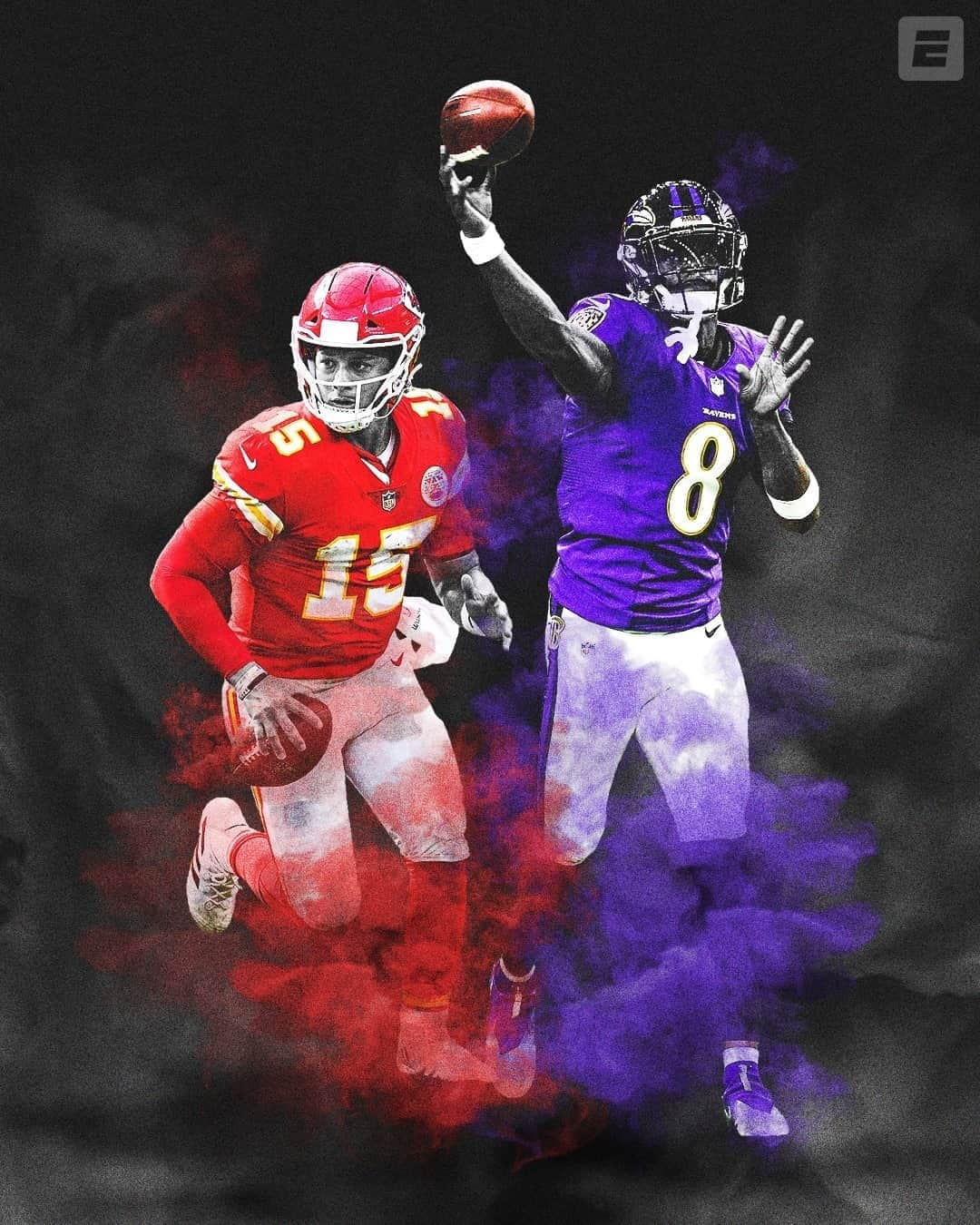 espnさんのインスタグラム写真 - (espnInstagram)「GAME. OF. THE. YEAR. 🍿 Chiefs-Ravens on Monday Night Football 💥 @espnnfl」9月28日 22時37分 - espn