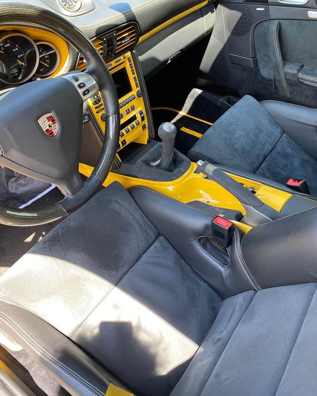 CarsWithoutLimitsさんのインスタグラム写真 - (CarsWithoutLimitsInstagram)「New Arrival @YongeSteelesFordLincoln a 2008 #Porsche 911 GT2.  Speed Yellow on Black Full Leather All Exclusive Option Stitching in Deviating Colour Including; Dashboard Deviating Stitching Door Deviating Stitching  Door Handle Deviating Stitching Side Centre Console Deviating Stitching Rear Side Panel Deviating Stitching Seat Stitching Deviating Stitching Carbon Fibre Multi-function Steering Wheel  Sport Chrono Package Navigation Module for PCM BOSE Surround Sound System Gear Lever Trim in Matching Exterior Colour Trim Strip Painted Exterior Colour Air Vent Slats in Exterior Colour Instrument Surround in Exterior Colour Y-Trim Steering Wheel in Leather Floor Mats with Coloured Trim Headlight Cleaner Covers in Exterior Colour Belt Outlet B Pillar Carbon Side Strips with Model Designation PCM Package Painted Exterior Colour  Fuse Box Cover in Leather Storage Compartment Lid with Model Logo Door Entry Guards in Carbon Illuminated Rear Centre Console Painted Exterior Colour  #CarsWithoutLimits #Porsche #GT2 #997 #YongeSteelesFordLincoln #ForSale」9月28日 22時37分 - carswithoutlimits