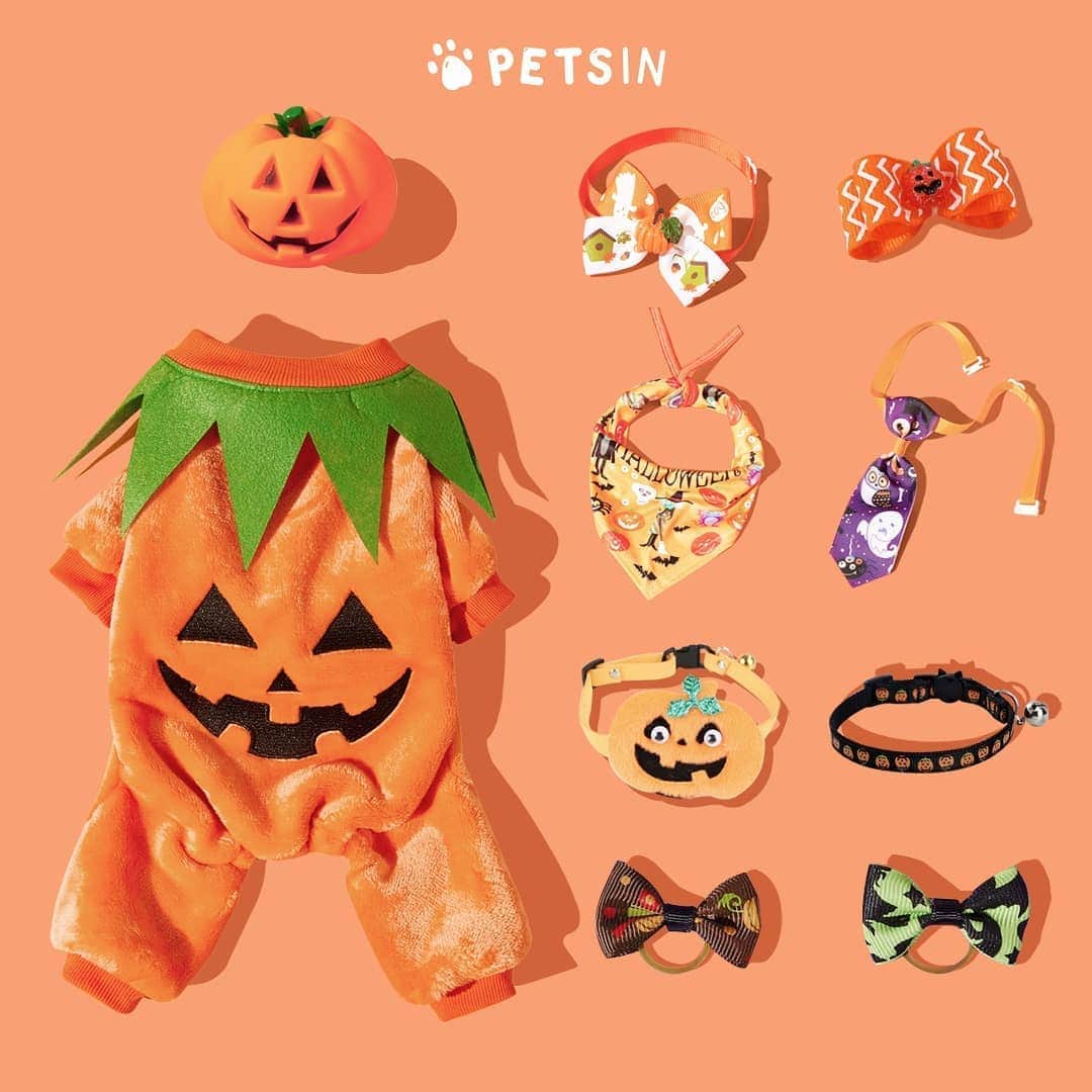 SHEINさんのインスタグラム写真 - (SHEINInstagram)「PETSIN Halloween Edition: Bad & BOO-jie! 🎃👻  Are you getting ready for halloween? Because we are! Let your furry friends be the cutest pumpkins in the patch this year with our Halloween costume sale! 🖤 Shop now >>http://shein.top/h2vcl04」9月28日 22時47分 - sheinofficial