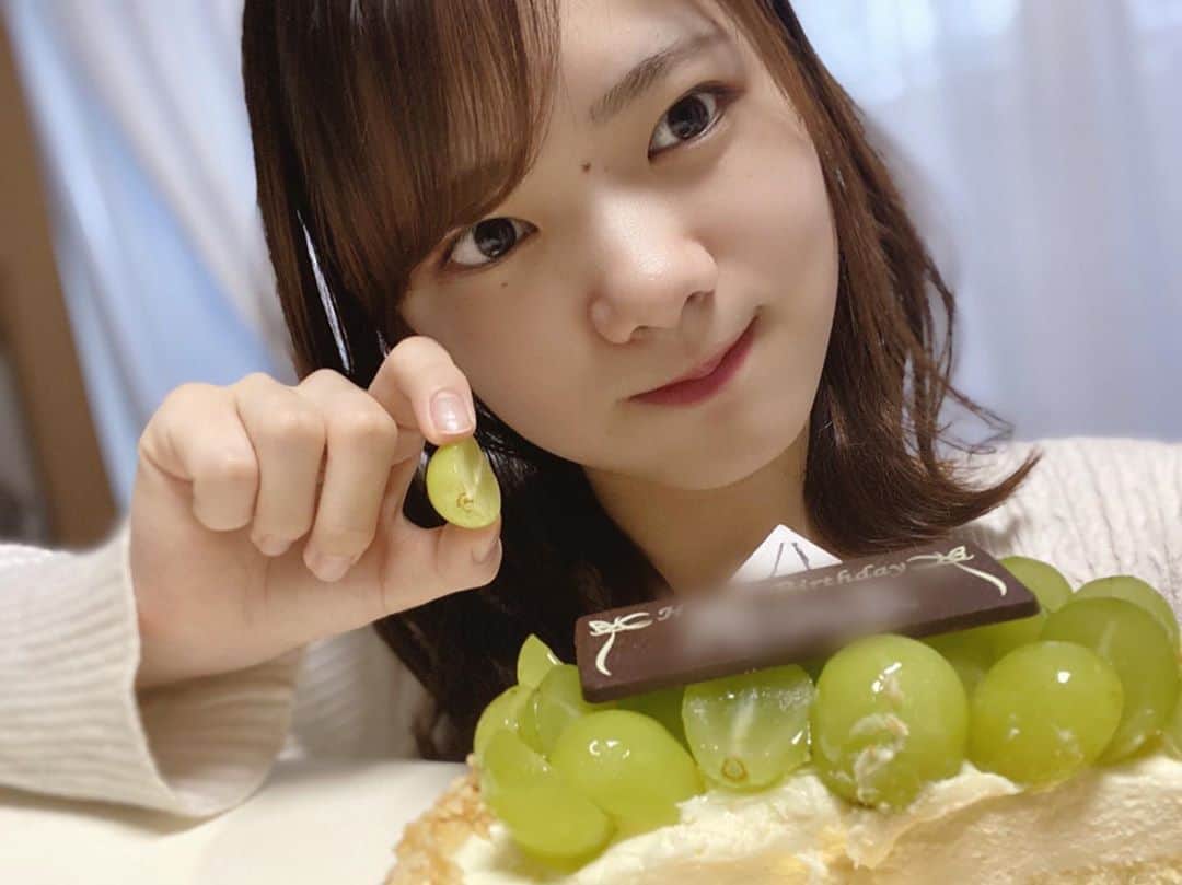 坂口優里さんのインスタグラム写真 - (坂口優里Instagram)「#fruits #cake」9月28日 22時49分 - misstmdu20_01