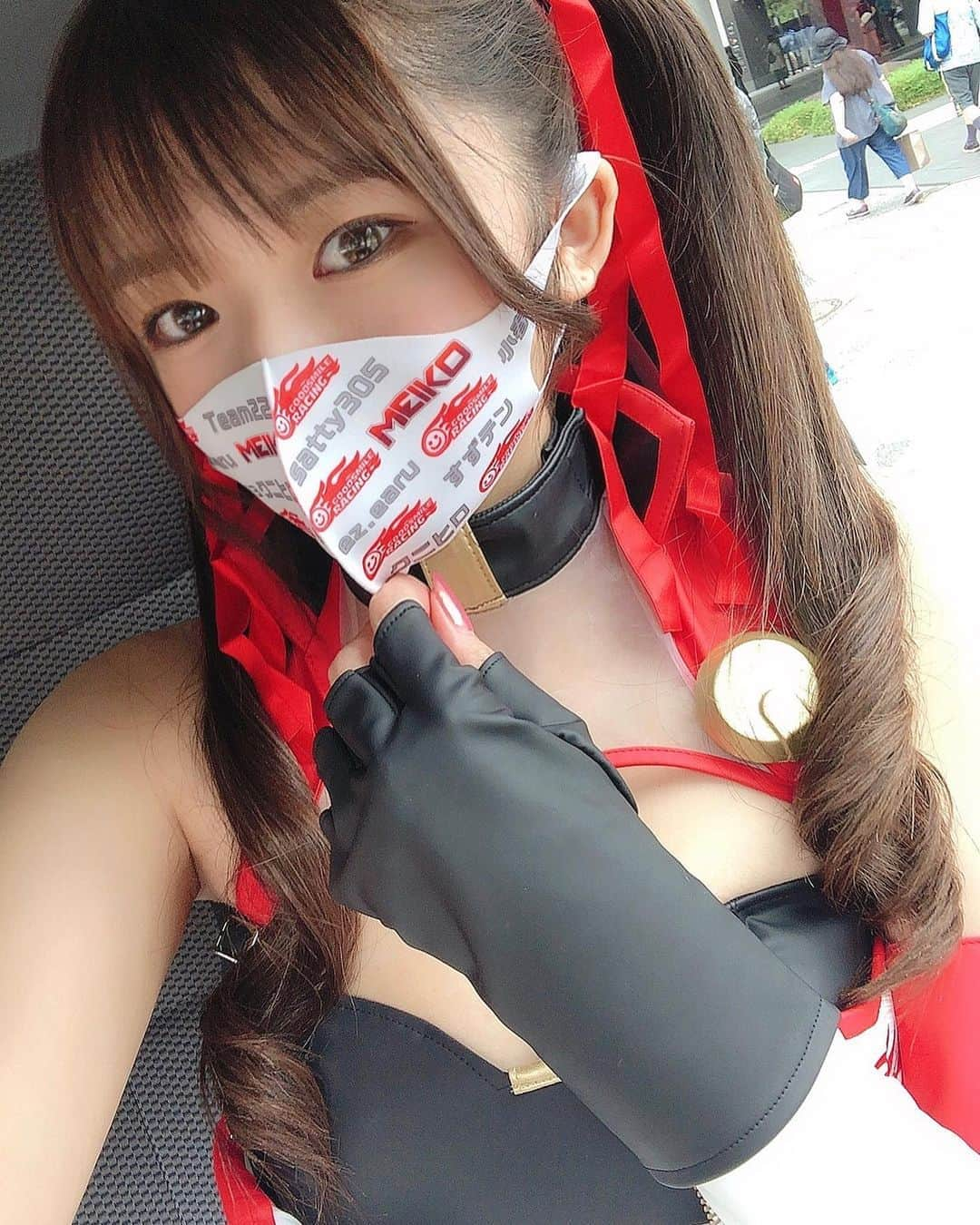 月愛きららさんのインスタグラム写真 - (月愛きららInstagram)「マスク大事😷😷  髪の毛伸びたらハイツインが可愛くできてとてもお気に入りです✨  第5戦富士がもうすぐですね！！ ライブビューイングのチケットもまだ余っているかと思うので是非、GSR公式Twitterチェックお願いします！！  明日の20:00~はグッドスマイルミーティングがあります☺︎☺︎  ニコ生、YouTubeでも見られるので見てくださいね(´˘`＊)」9月28日 23時00分 - kiraten___