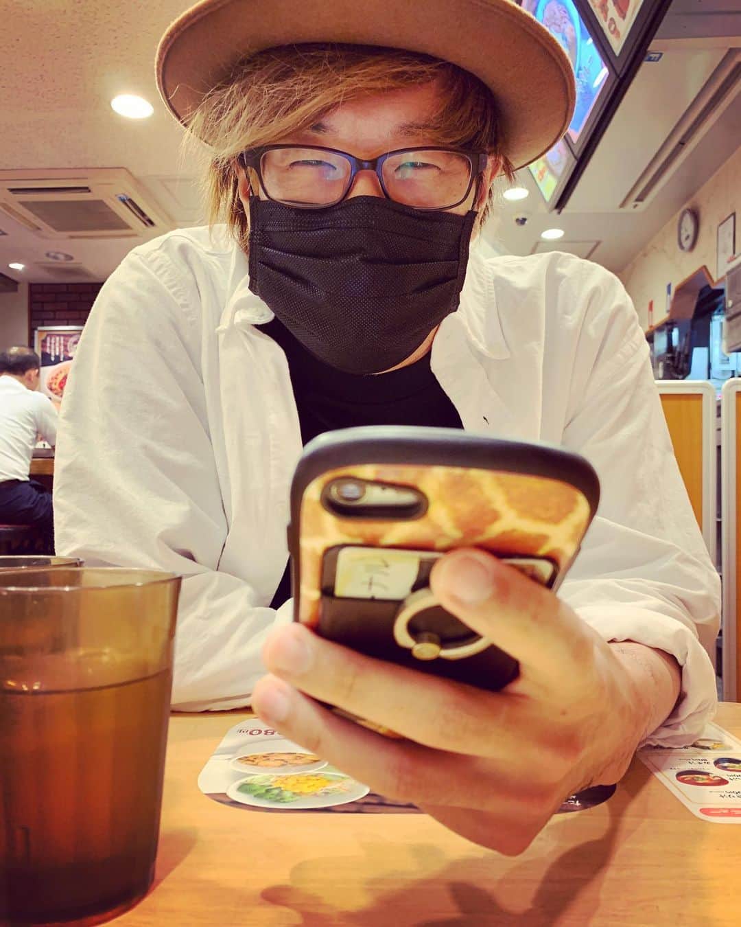 こーいちのインスタグラム：「タクマとすき家。」