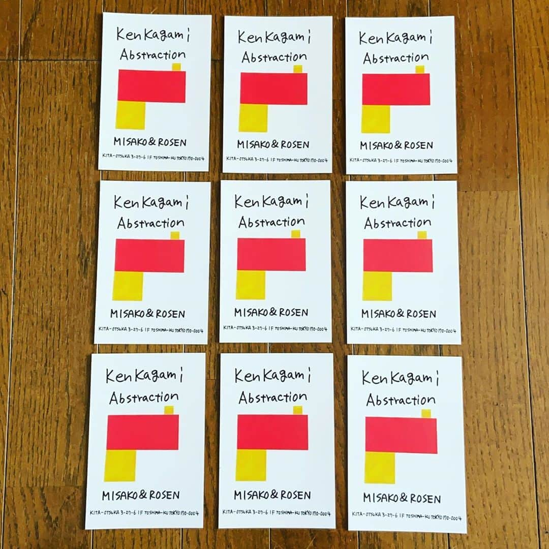 KEN KAGAMIさんのインスタグラム写真 - (KEN KAGAMIInstagram)「kenkagami "abstraction " @misakoandrosen  2020  10.4-11.1」9月29日 9時46分 - kenkagami