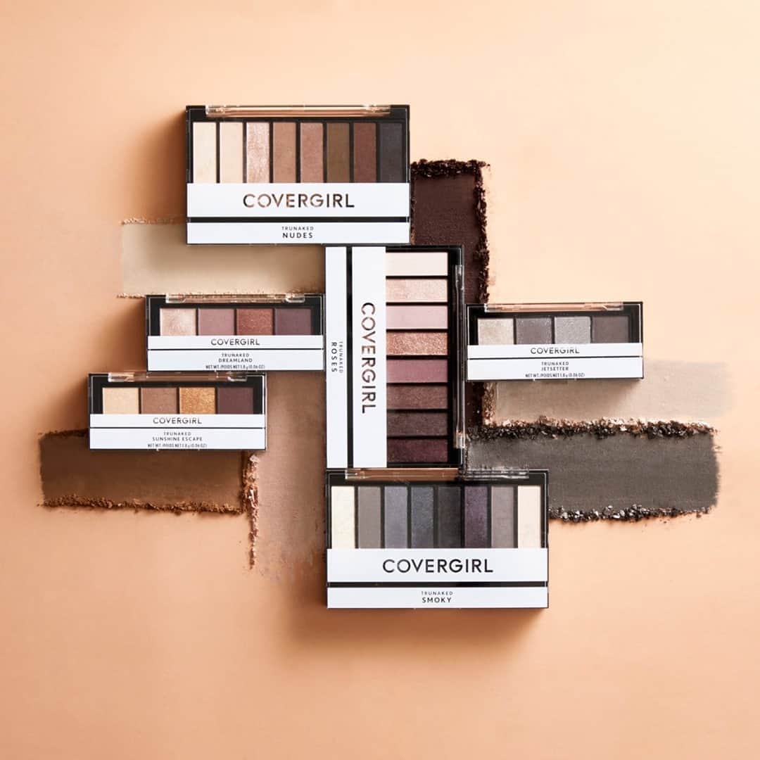 COVERGIRLさんのインスタグラム写真 - (COVERGIRLInstagram)「It's a #TruNaked family photo featuring #TruNaked Eyeshadow Palettes and the NEW #TruNaked Quads Eyeshadow Palettes.🙌🙌 #EasyBreezyBeautiful #COVERGIRLCrueltyFree #CrueltyFree」9月29日 10時00分 - covergirl